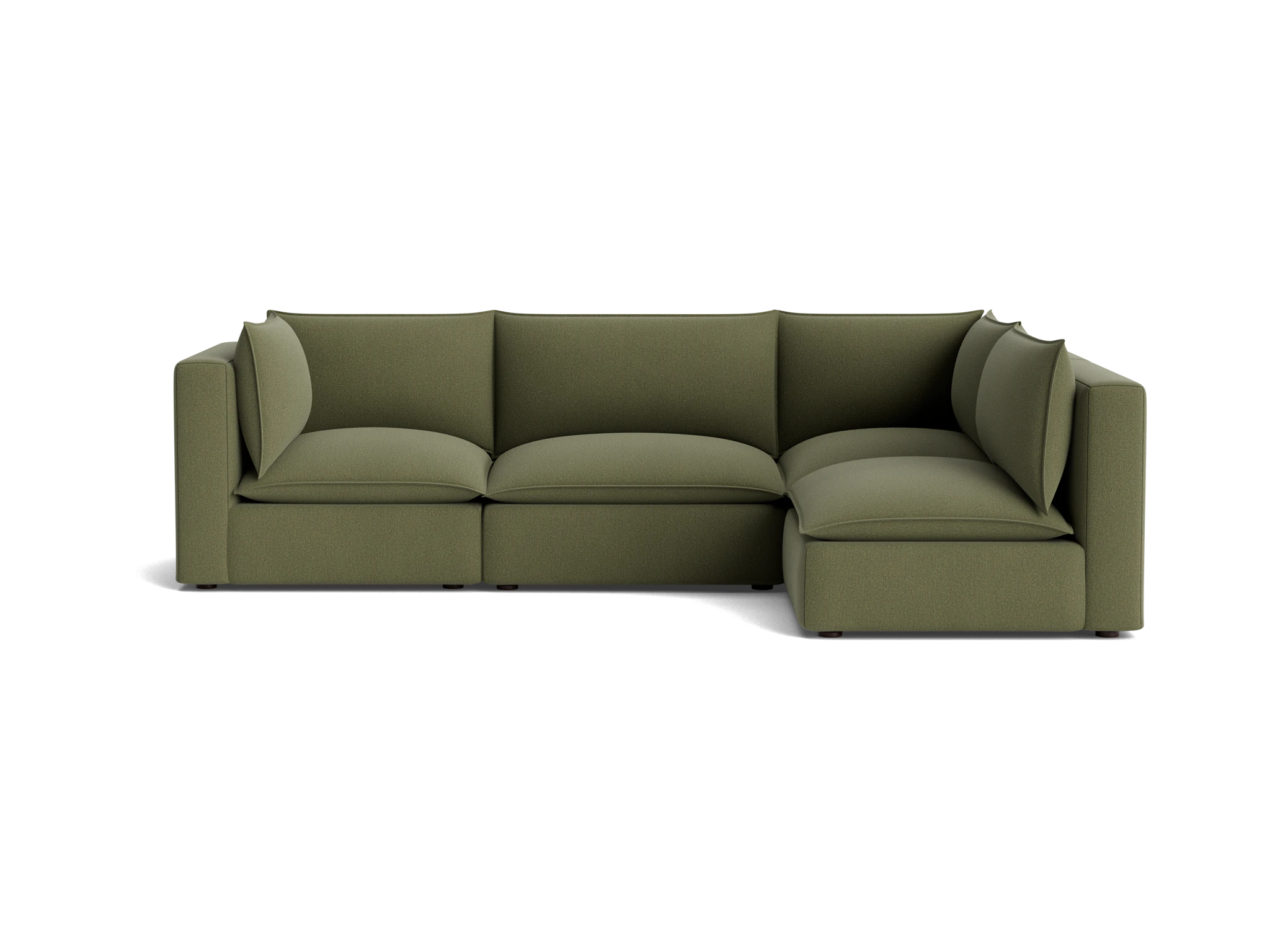 haine modular sectional faithful olive