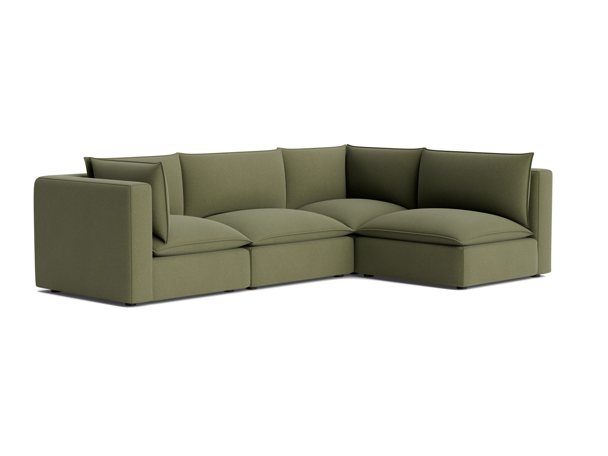 haine modular sectional faithful olive