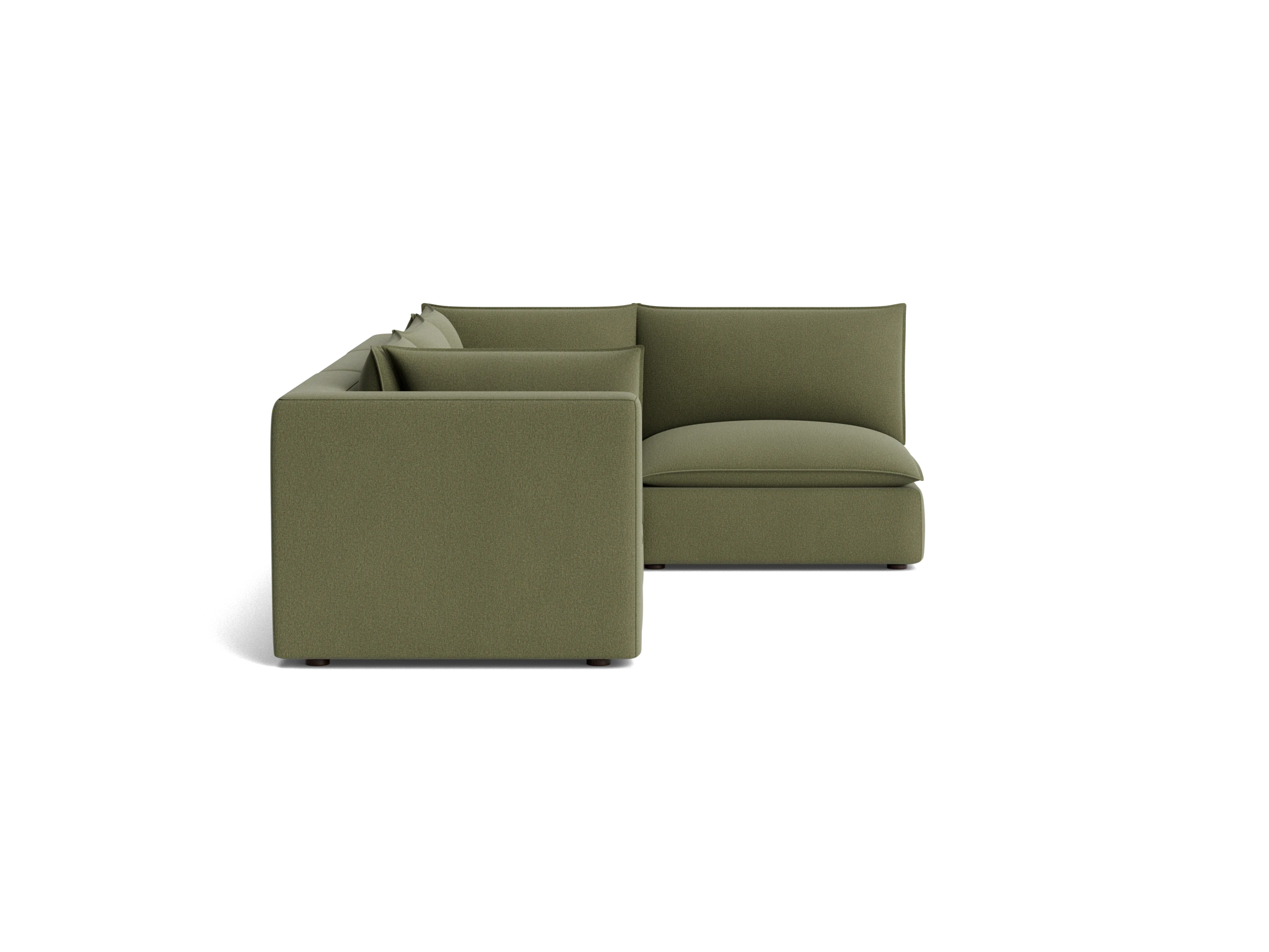 haine modular sectional faithful olive