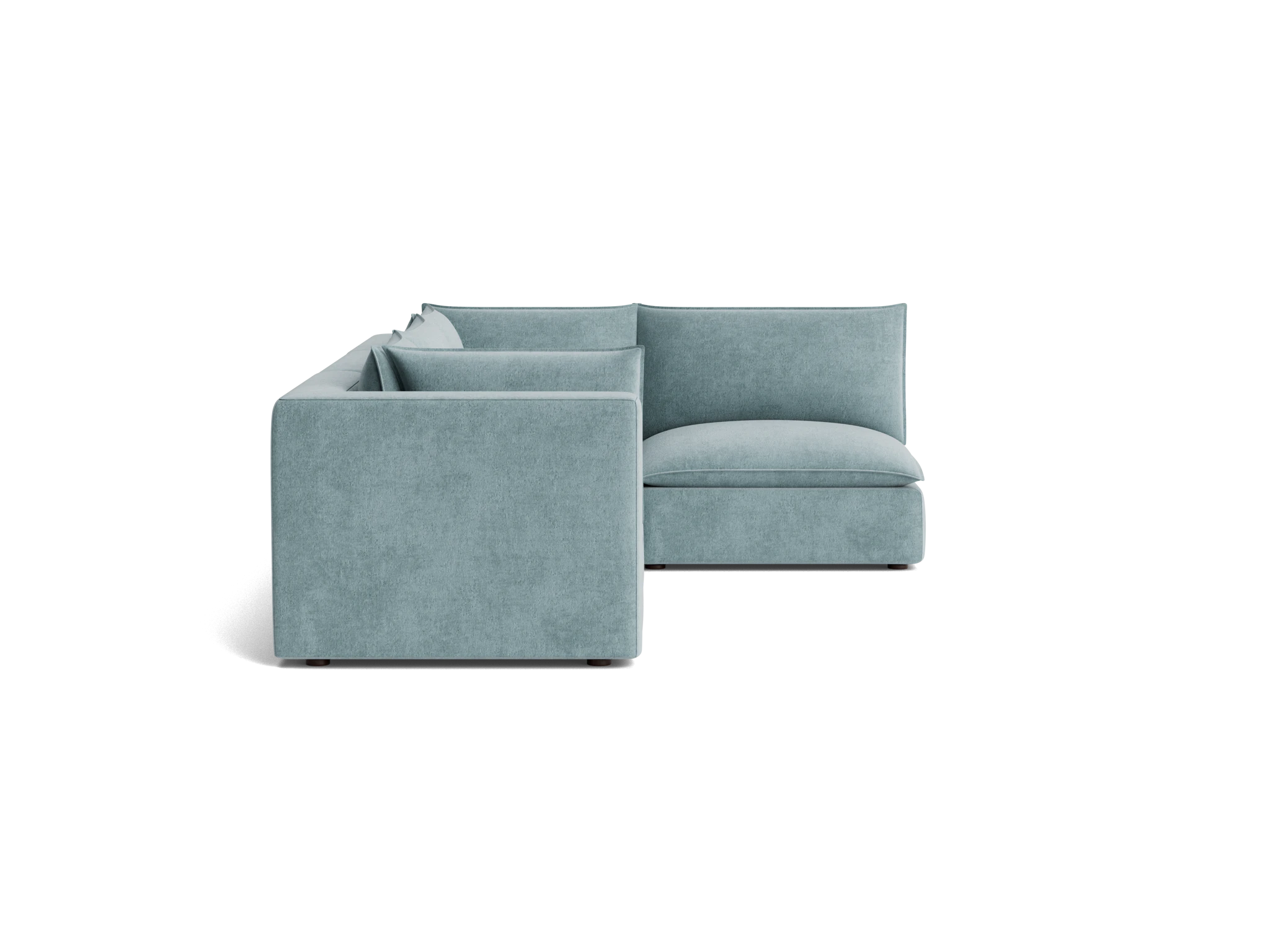 haine modular sectional plush mist