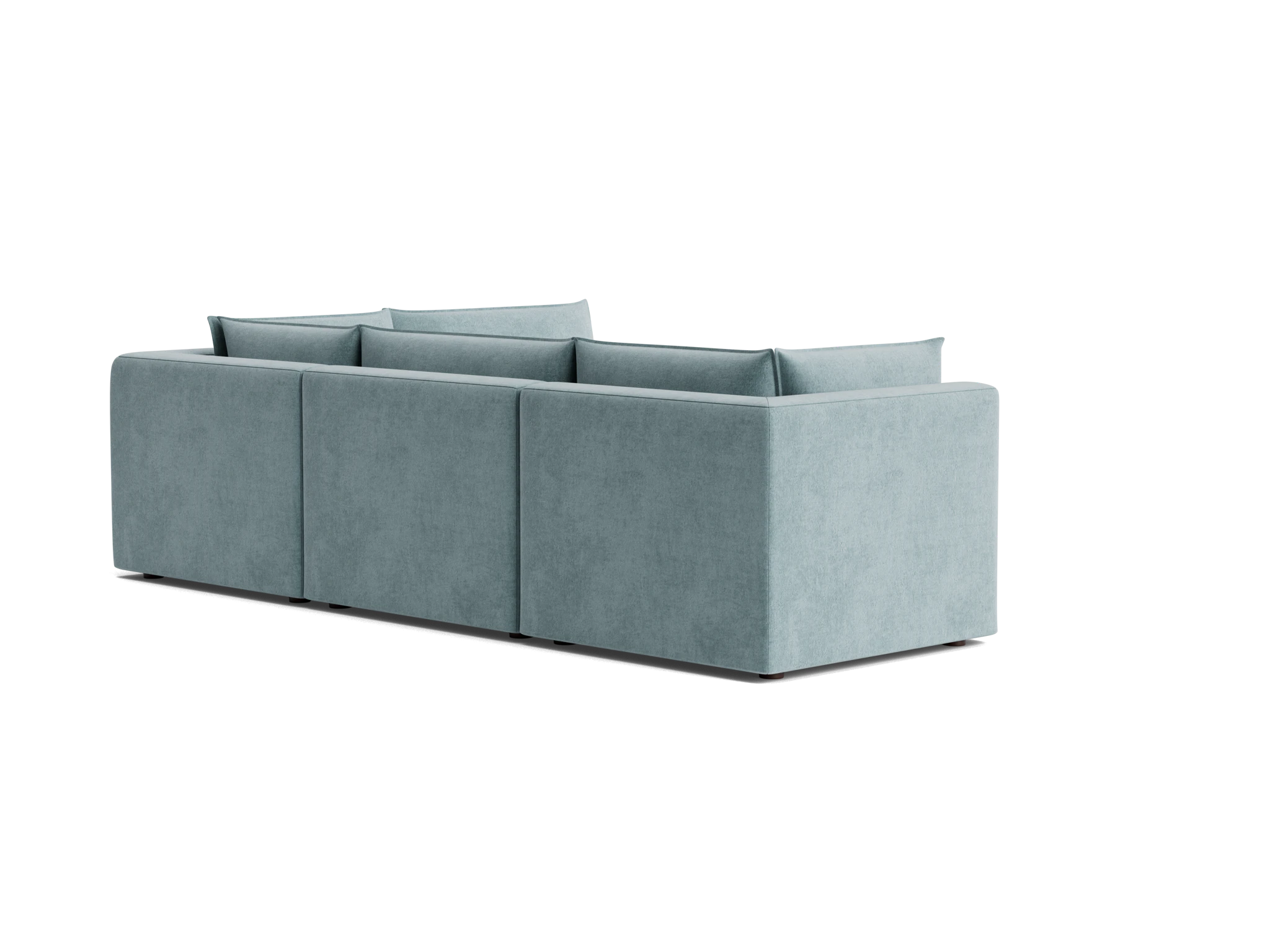 haine modular sectional plush mist