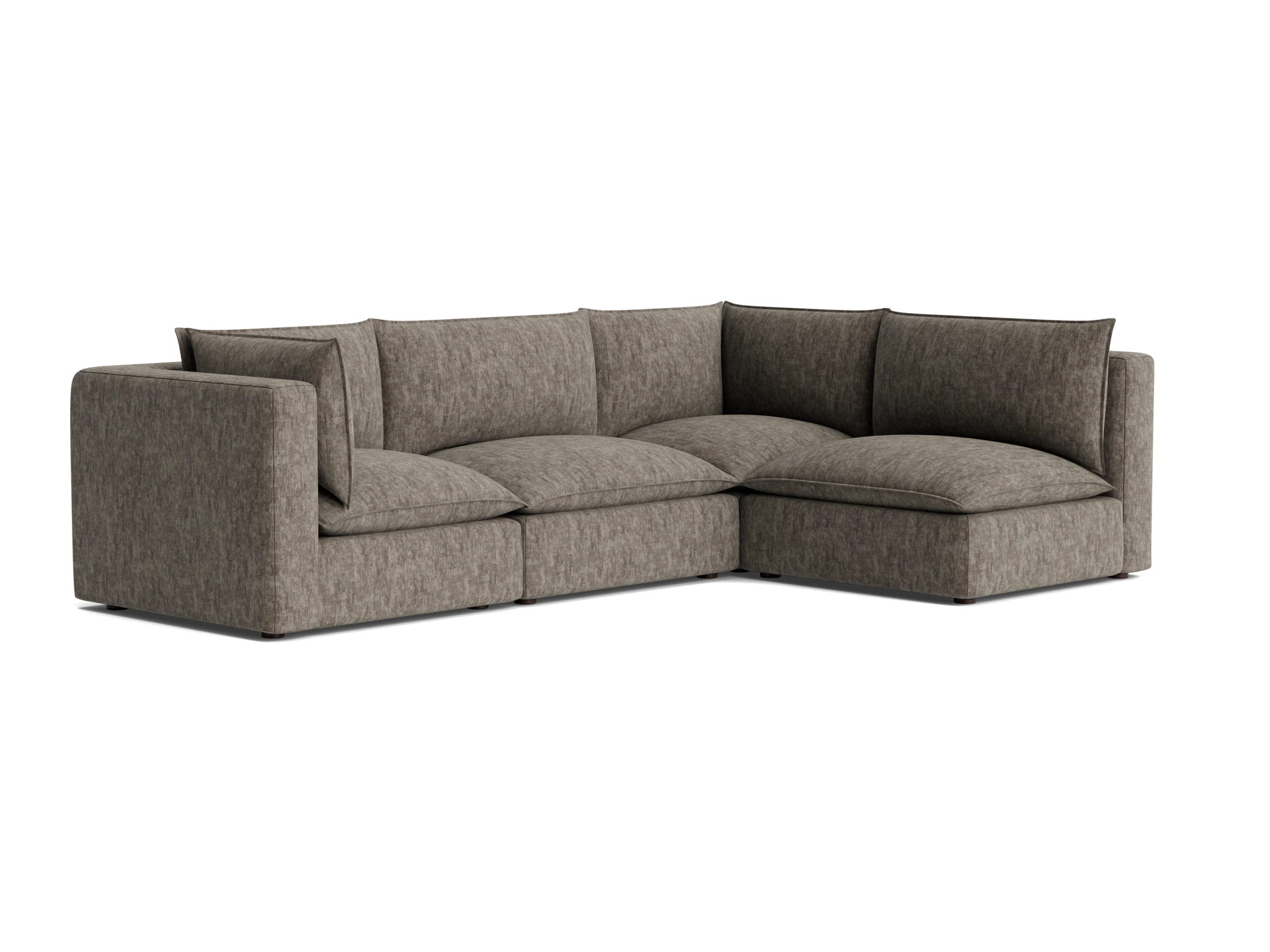 haine modular sectional crave mocha latte