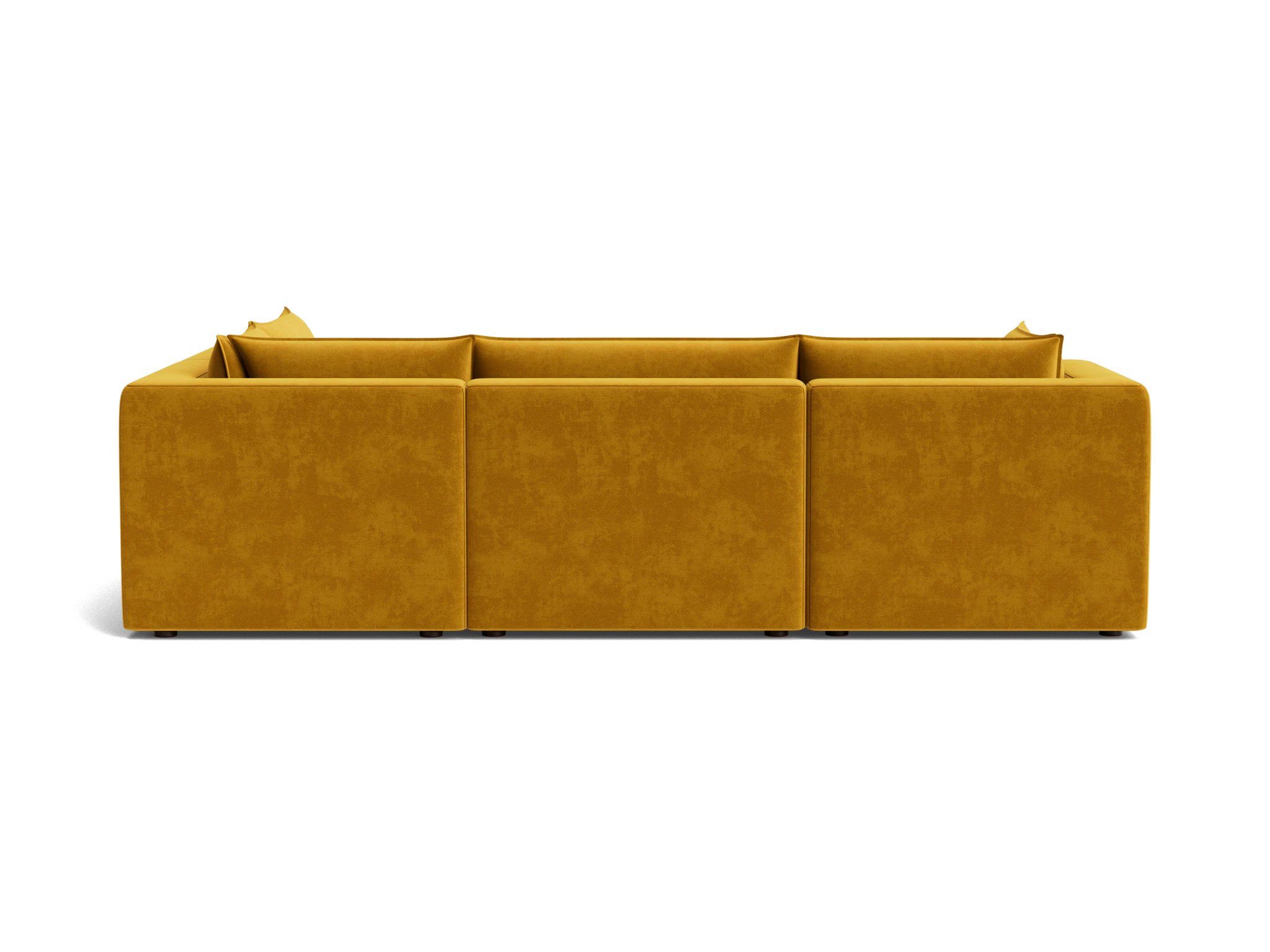 haine modular sectional harper amber gold