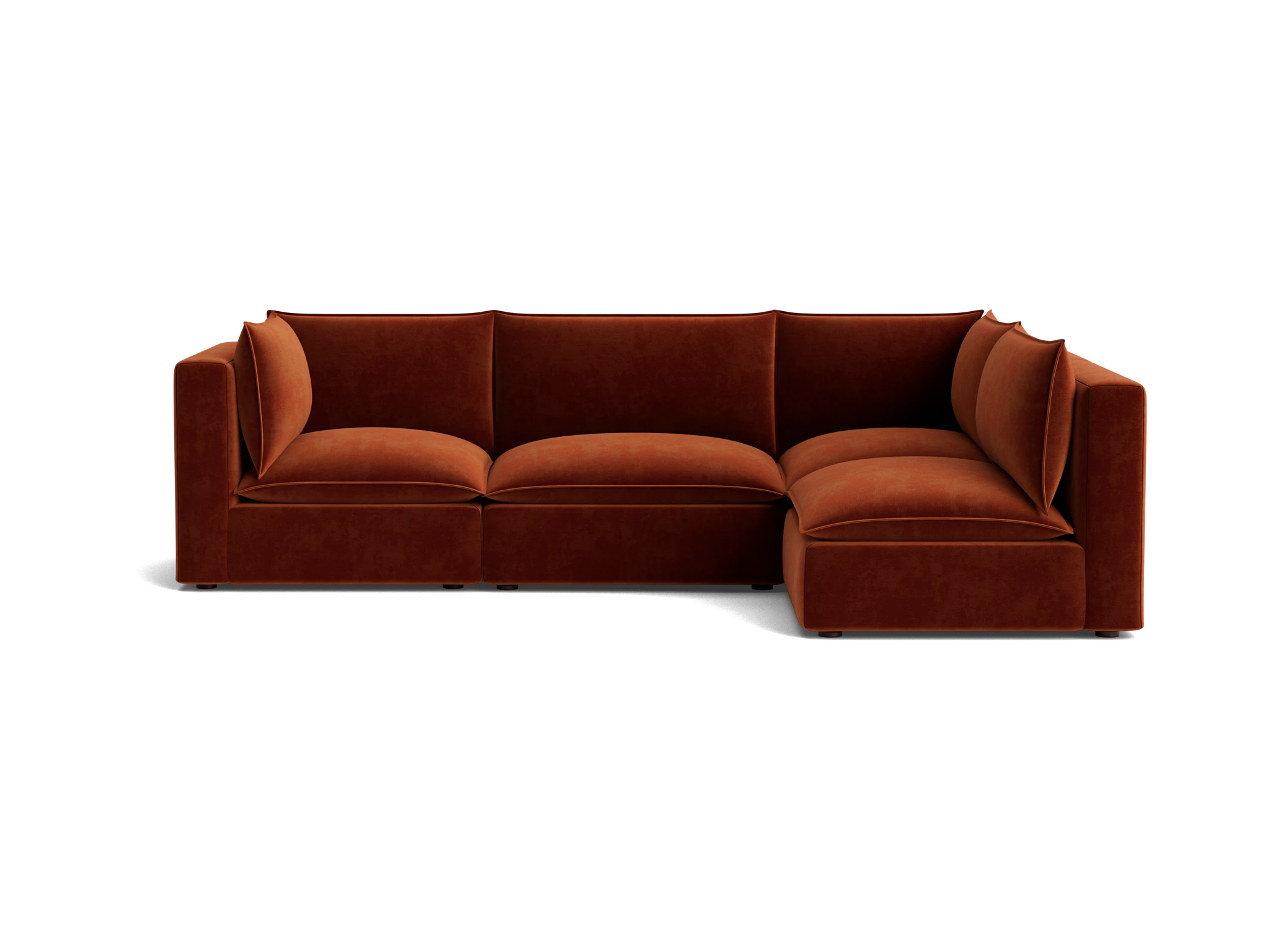 haine modular sectional harper cinnamon