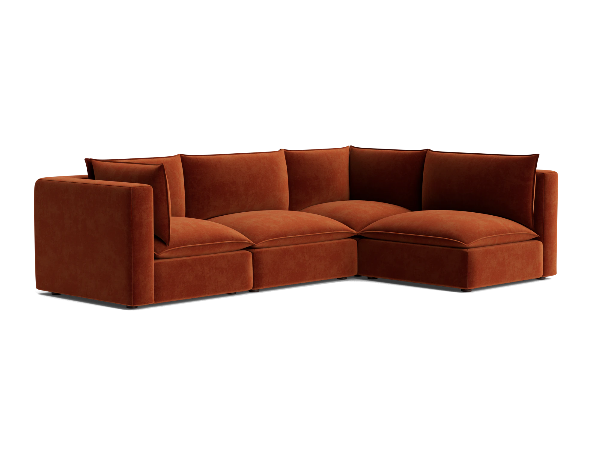 haine modular sectional harper cinnamon