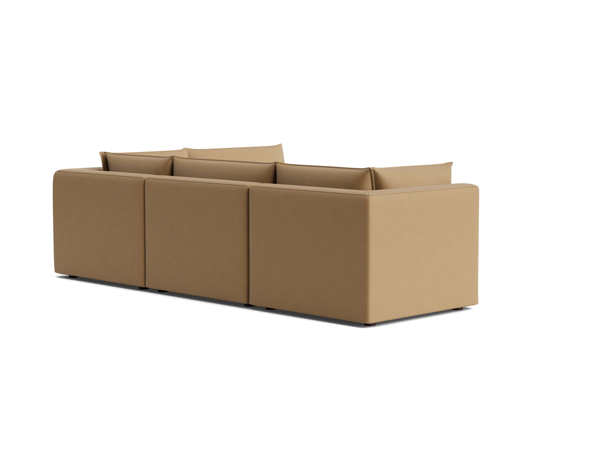 haine modular sectional washed california biscuit