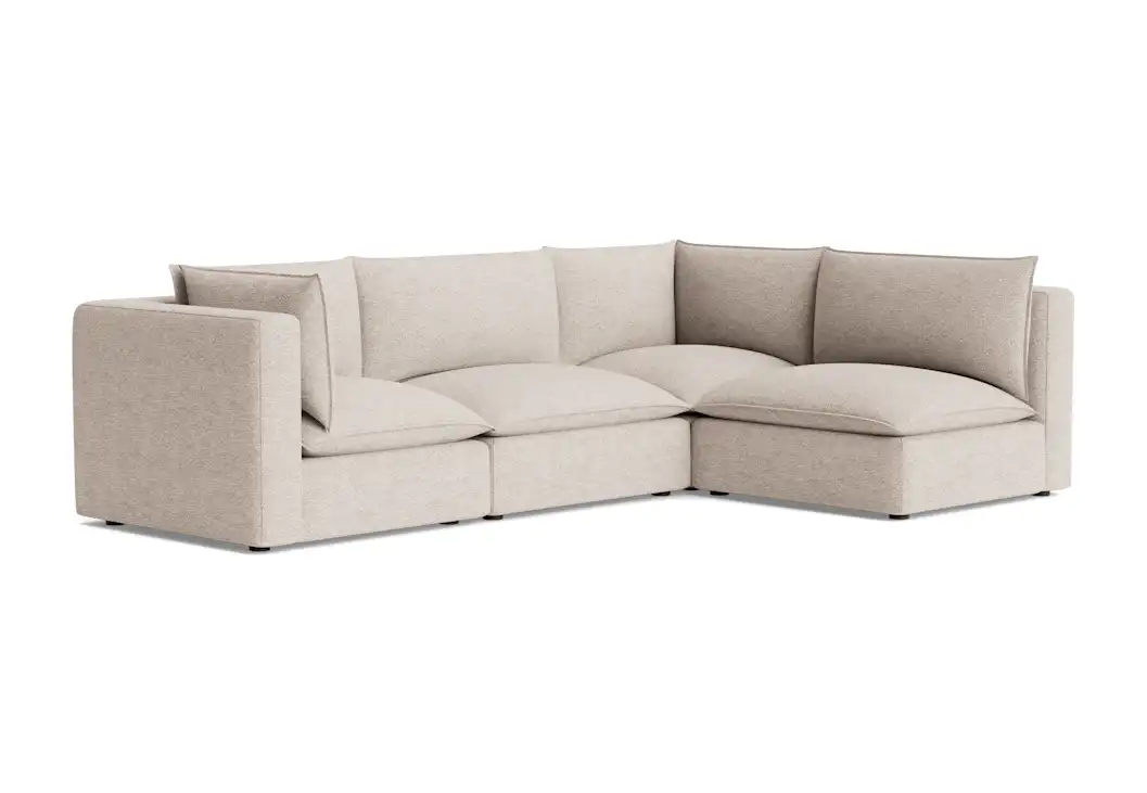haine modular sectional borough cotton