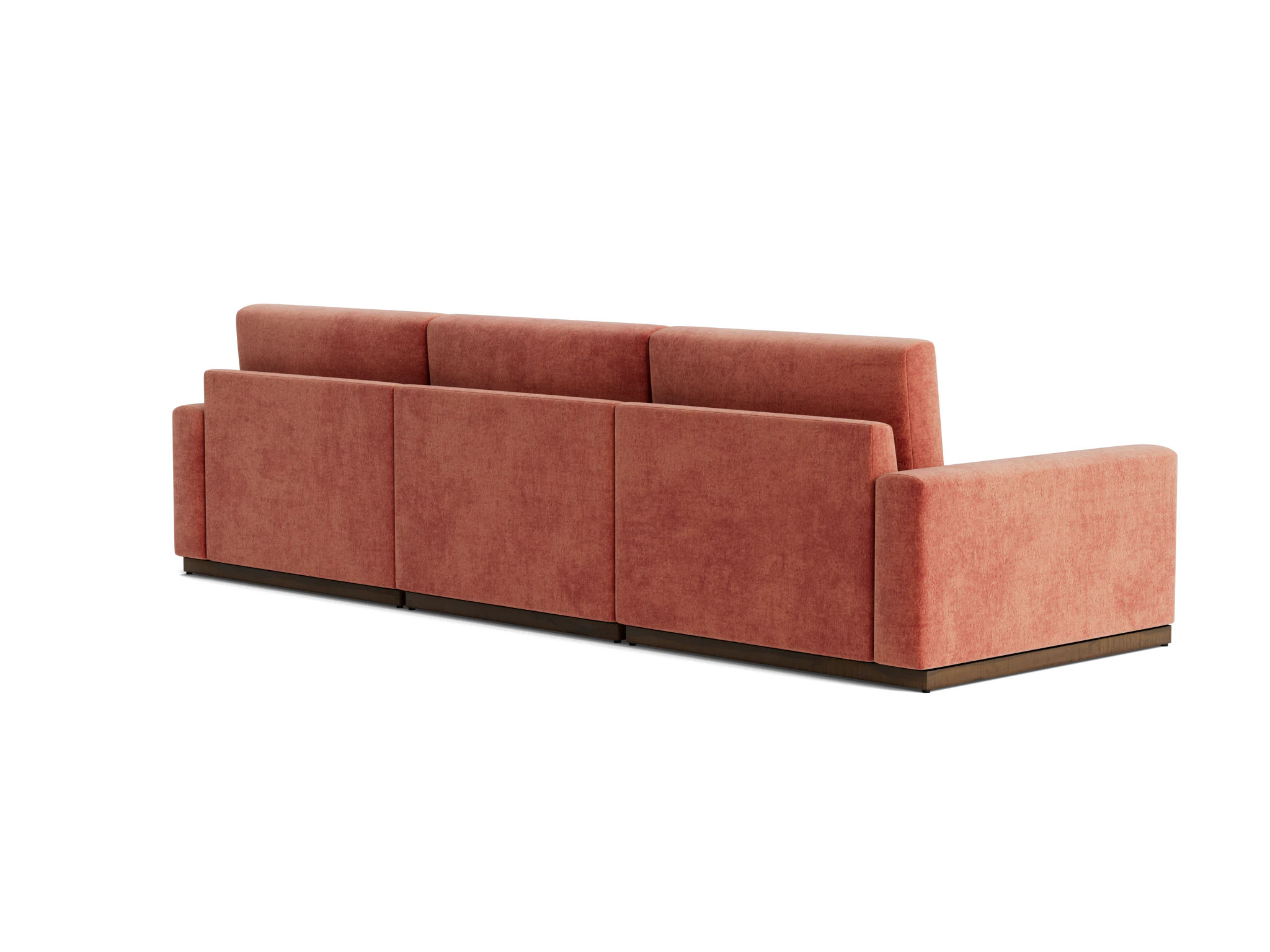 holt modular sofa plush terra rose