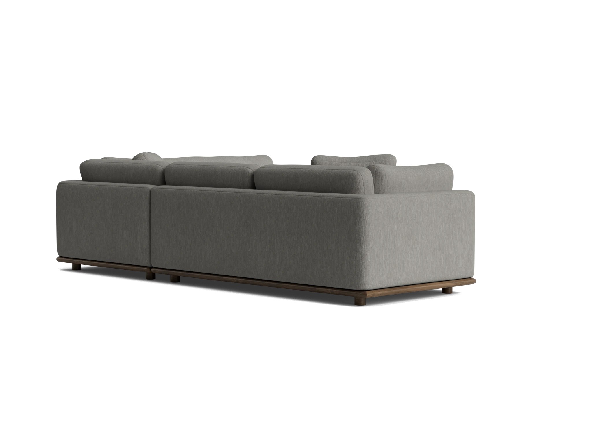 miller sectional bentley pewter