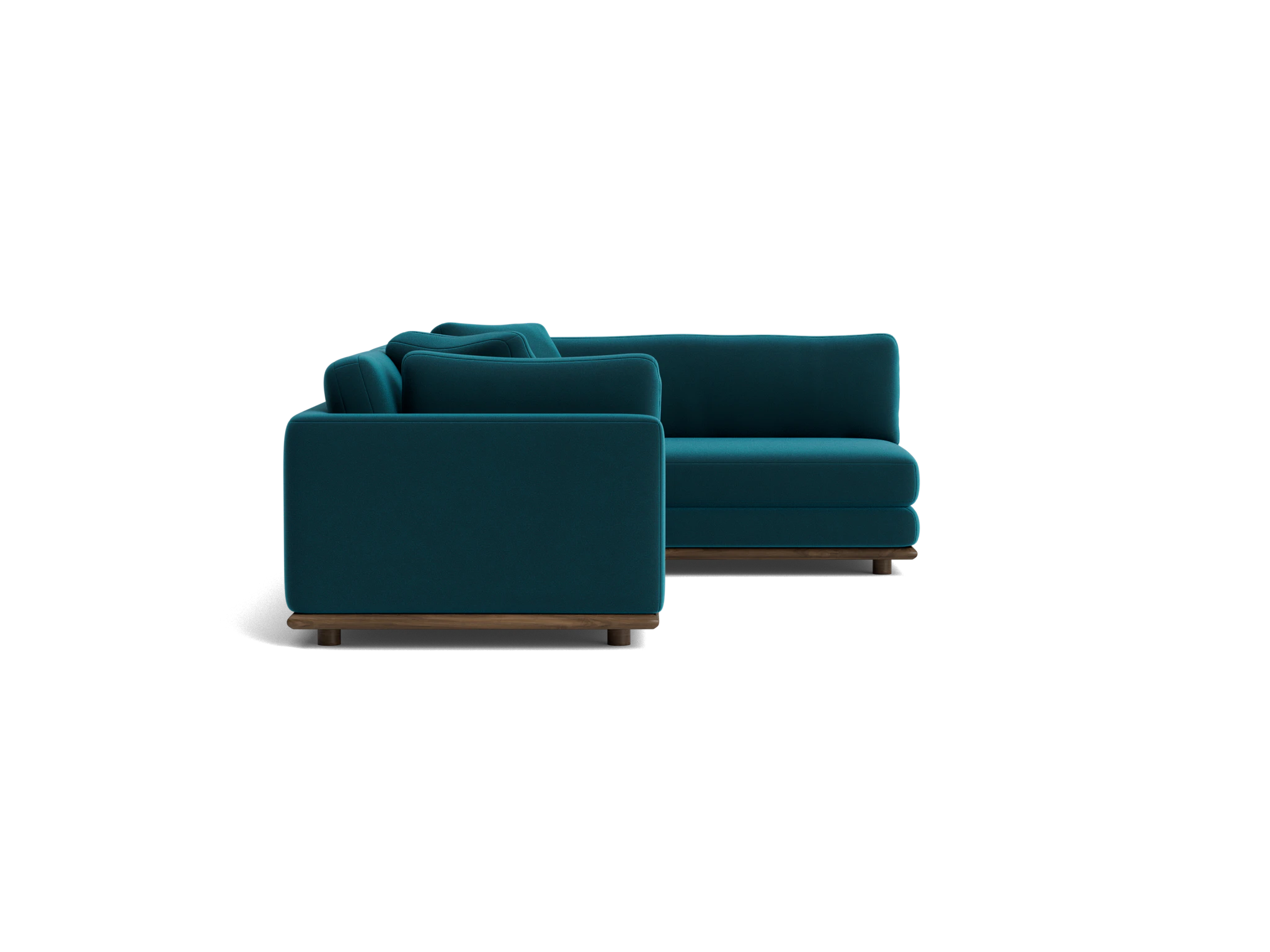 miller sectional royale peacock
