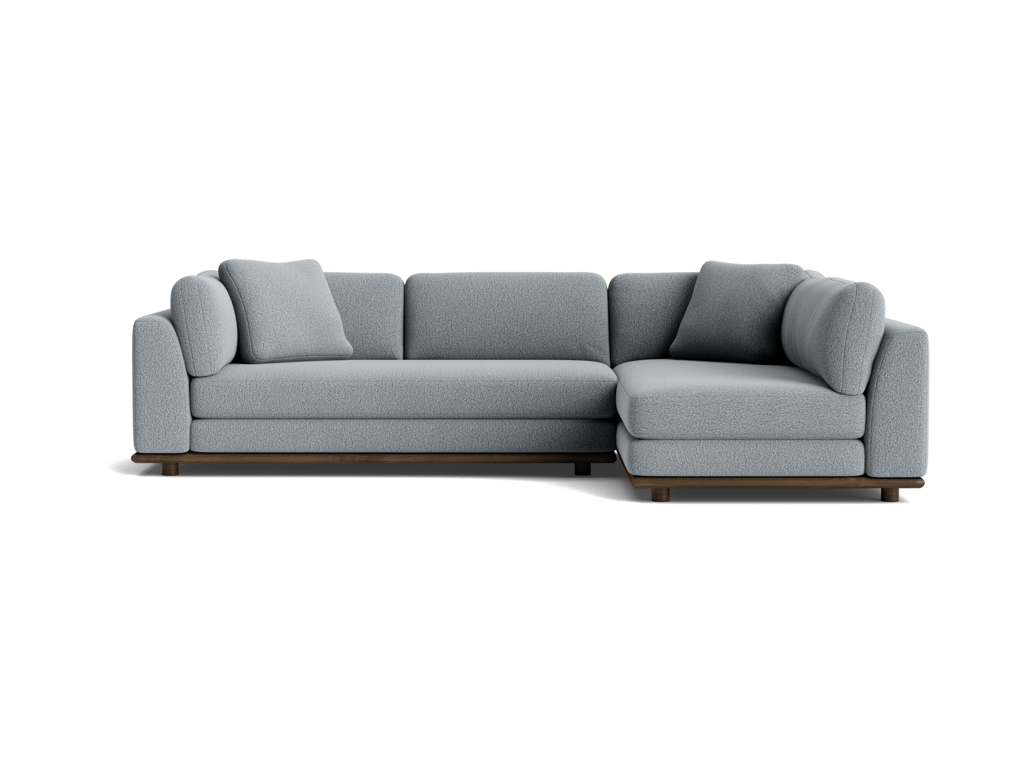miller sectional synergy pewter