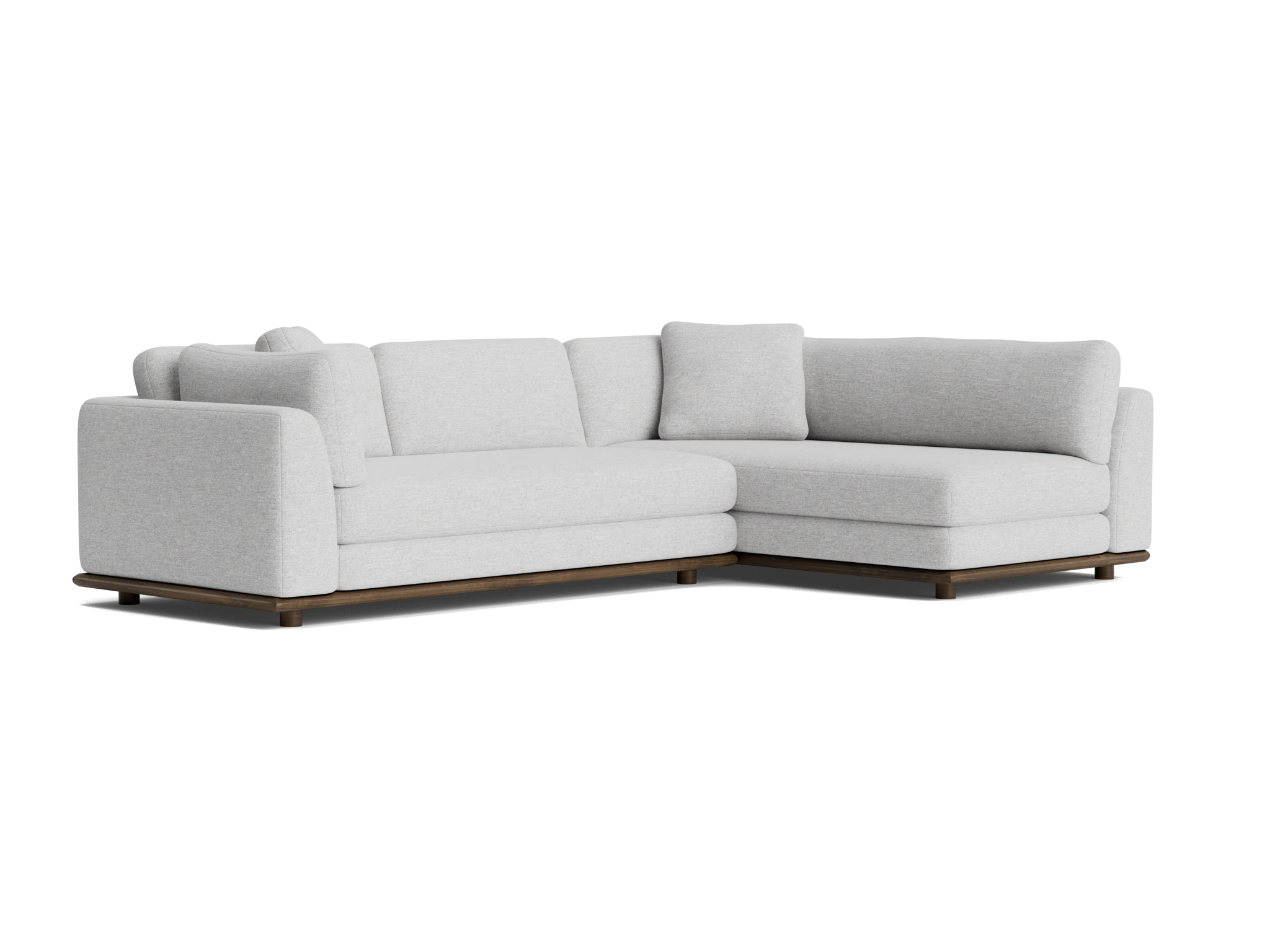 miller sectional milo dove