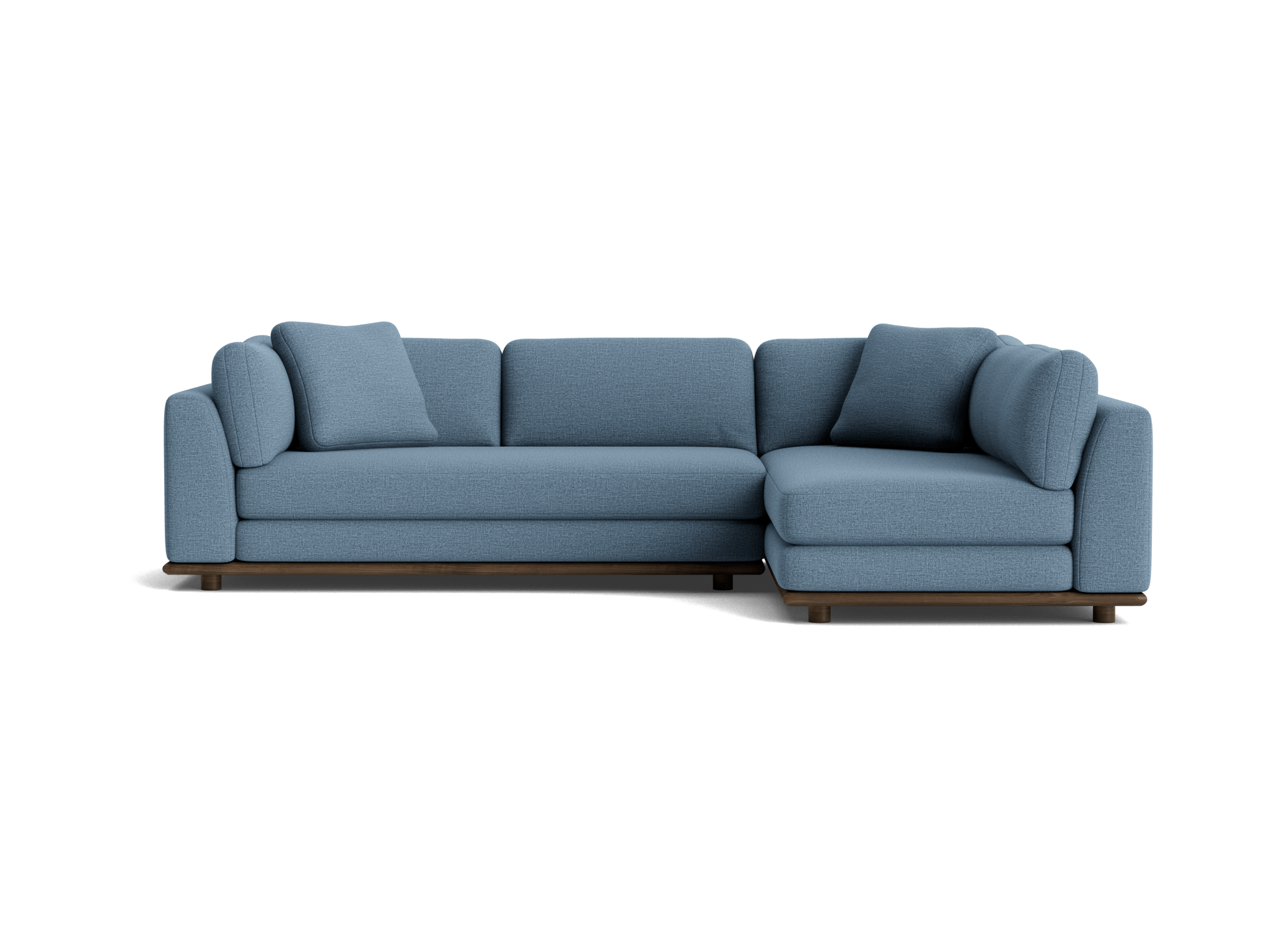 miller sectional milo french blue
