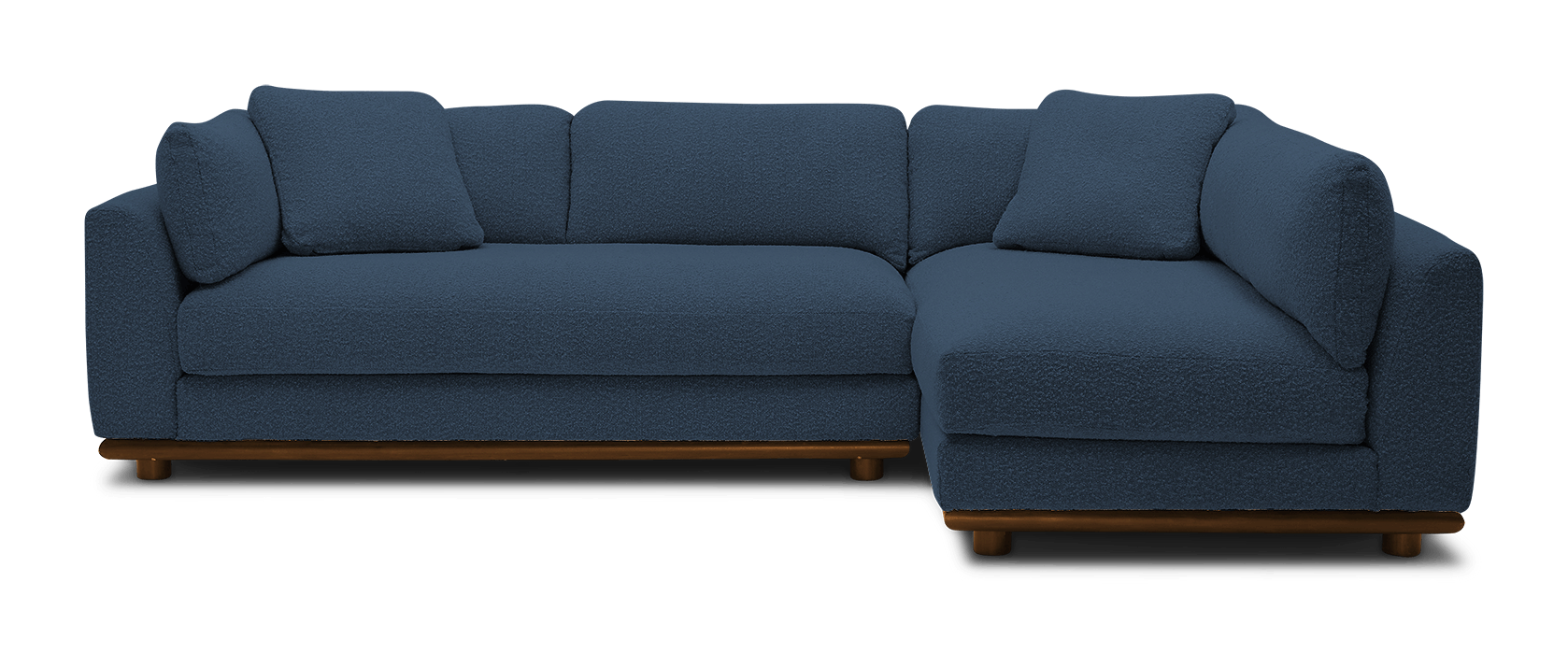 miller sectional milo french blue