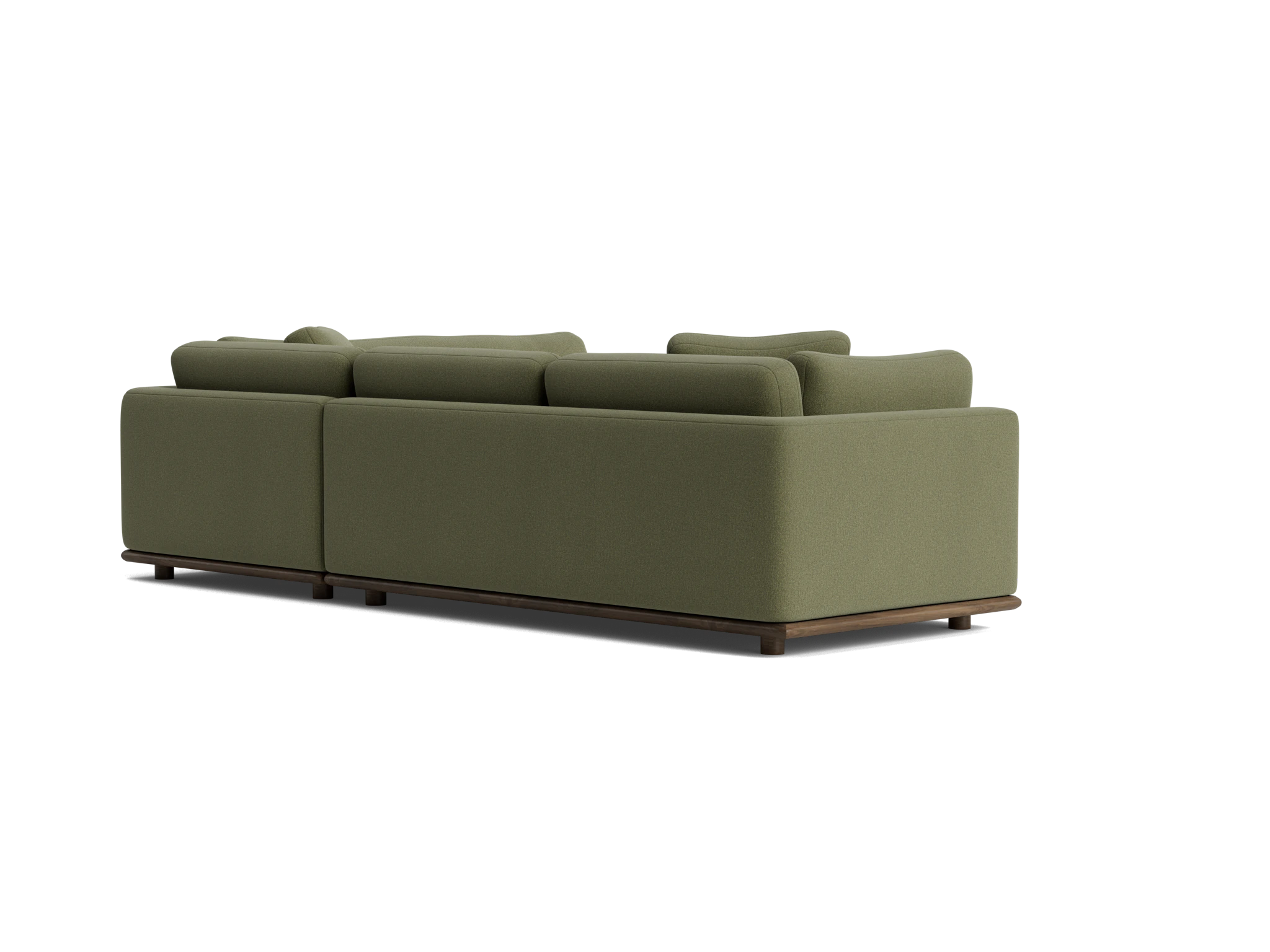 miller sectional faithful olive