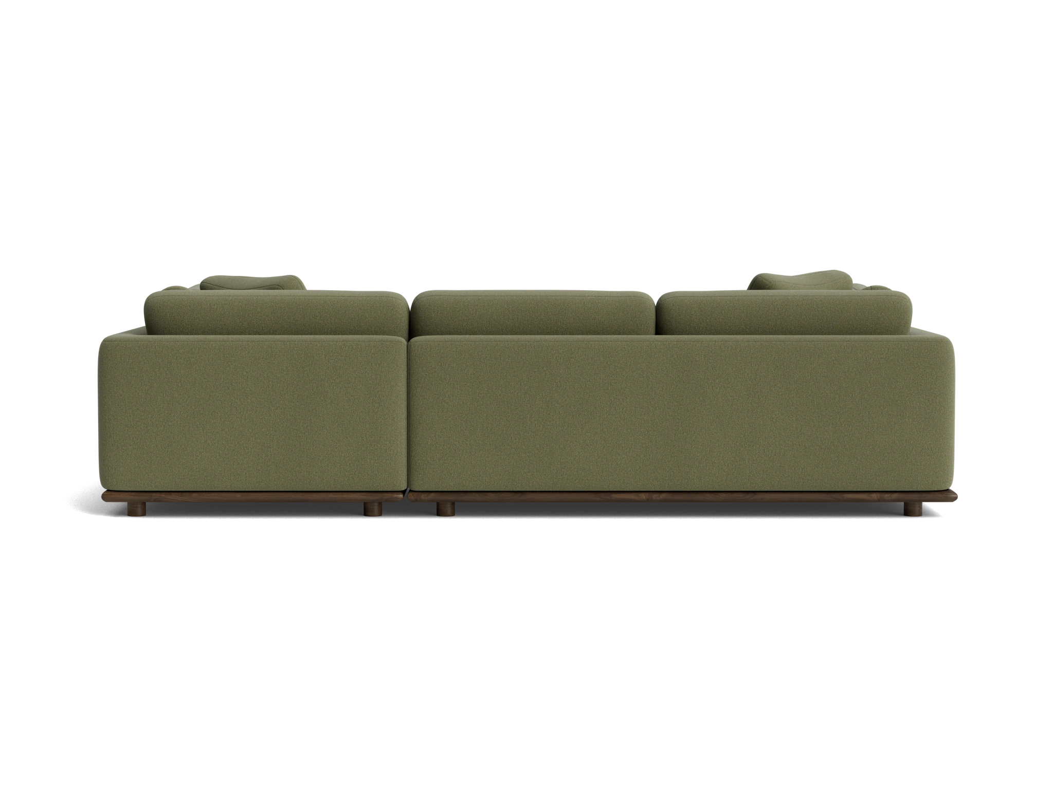 miller sectional faithful olive