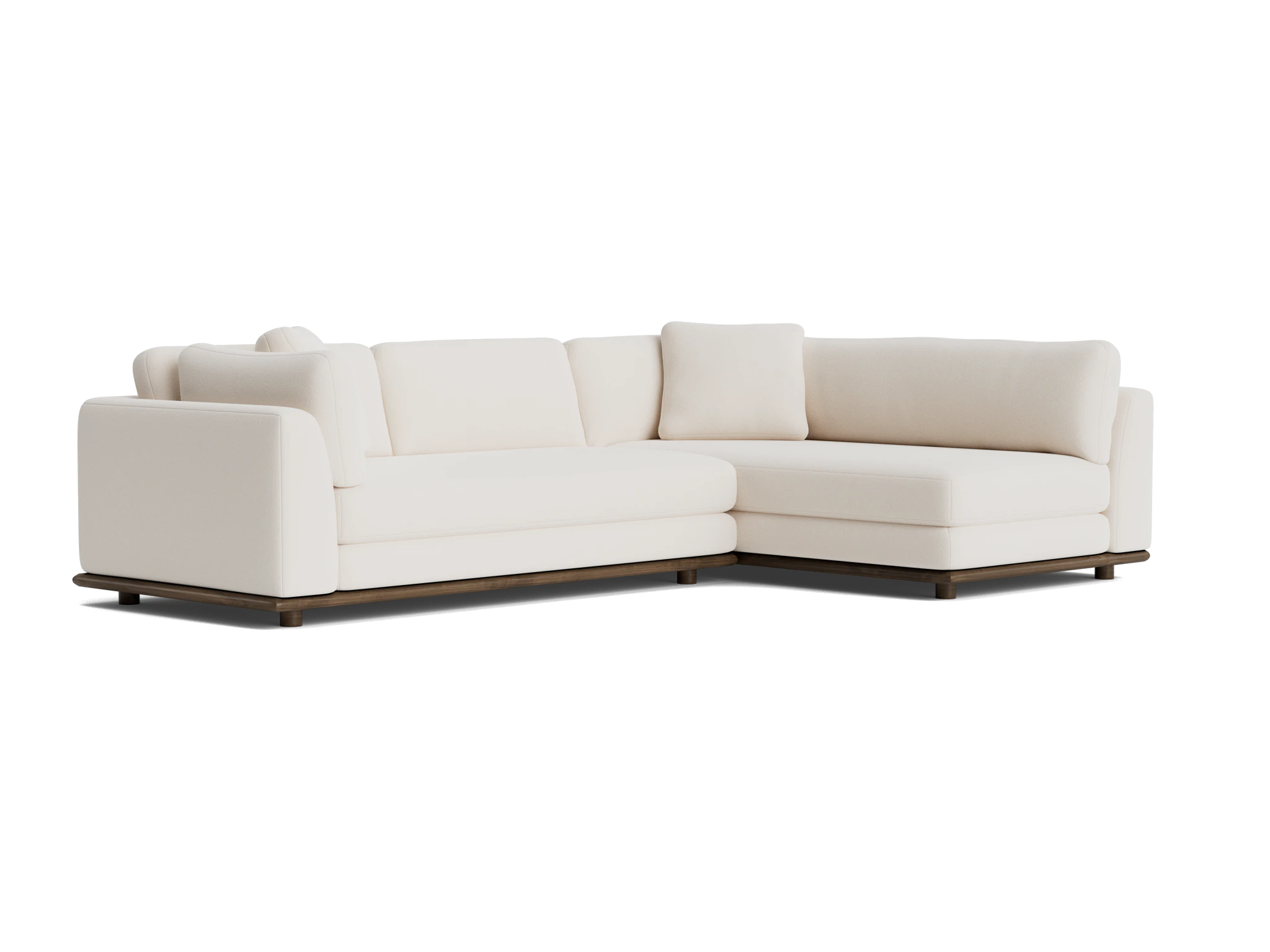 miller sectional caspiar ivory