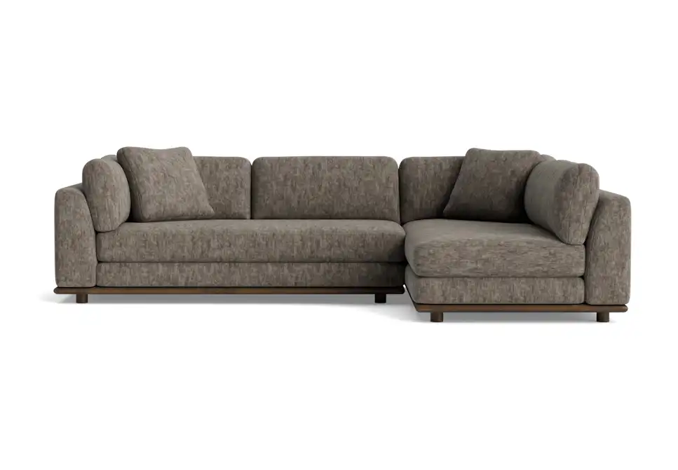 miller sectional crave mocha latte