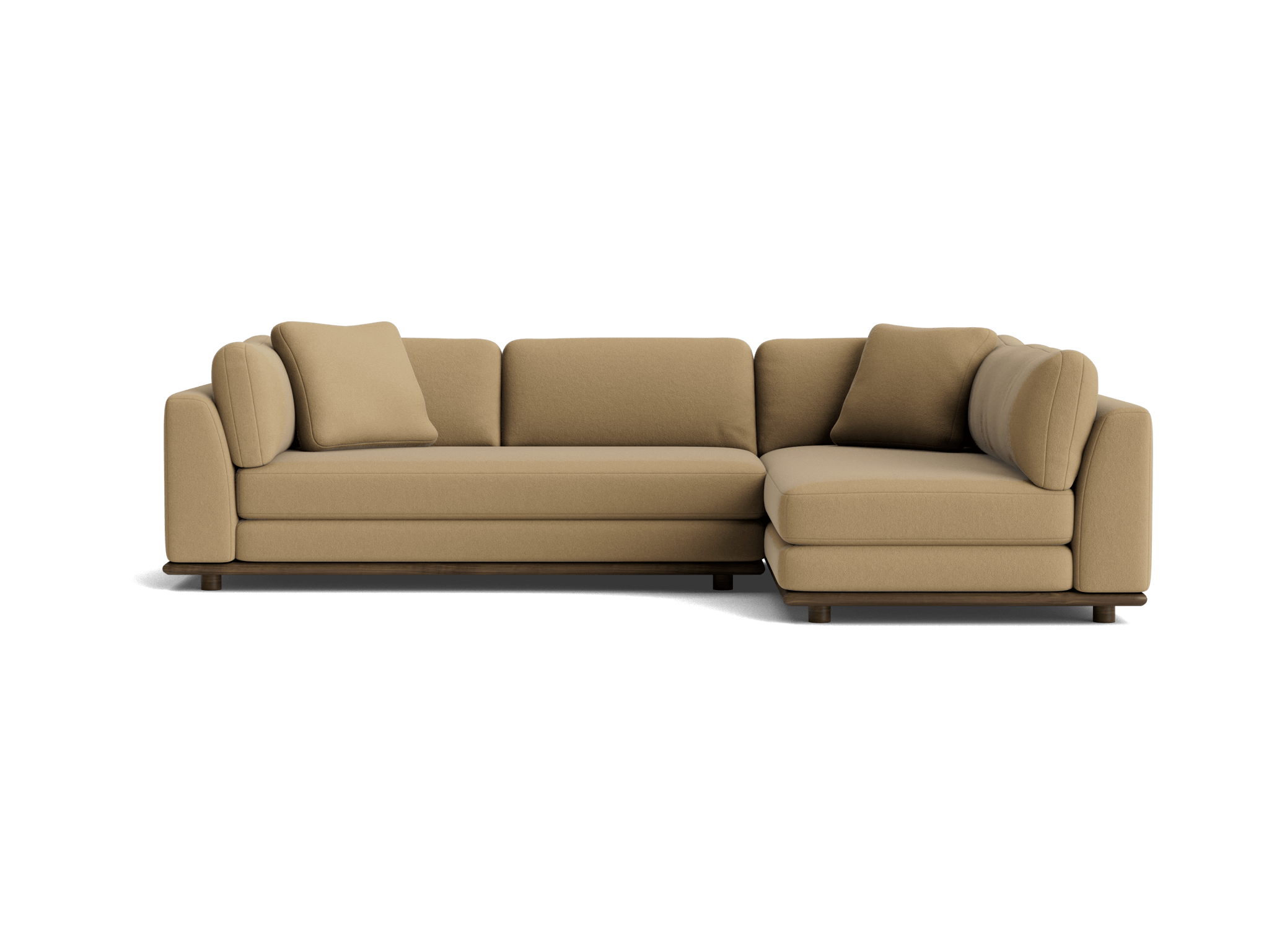 miller sectional banks oatmeal