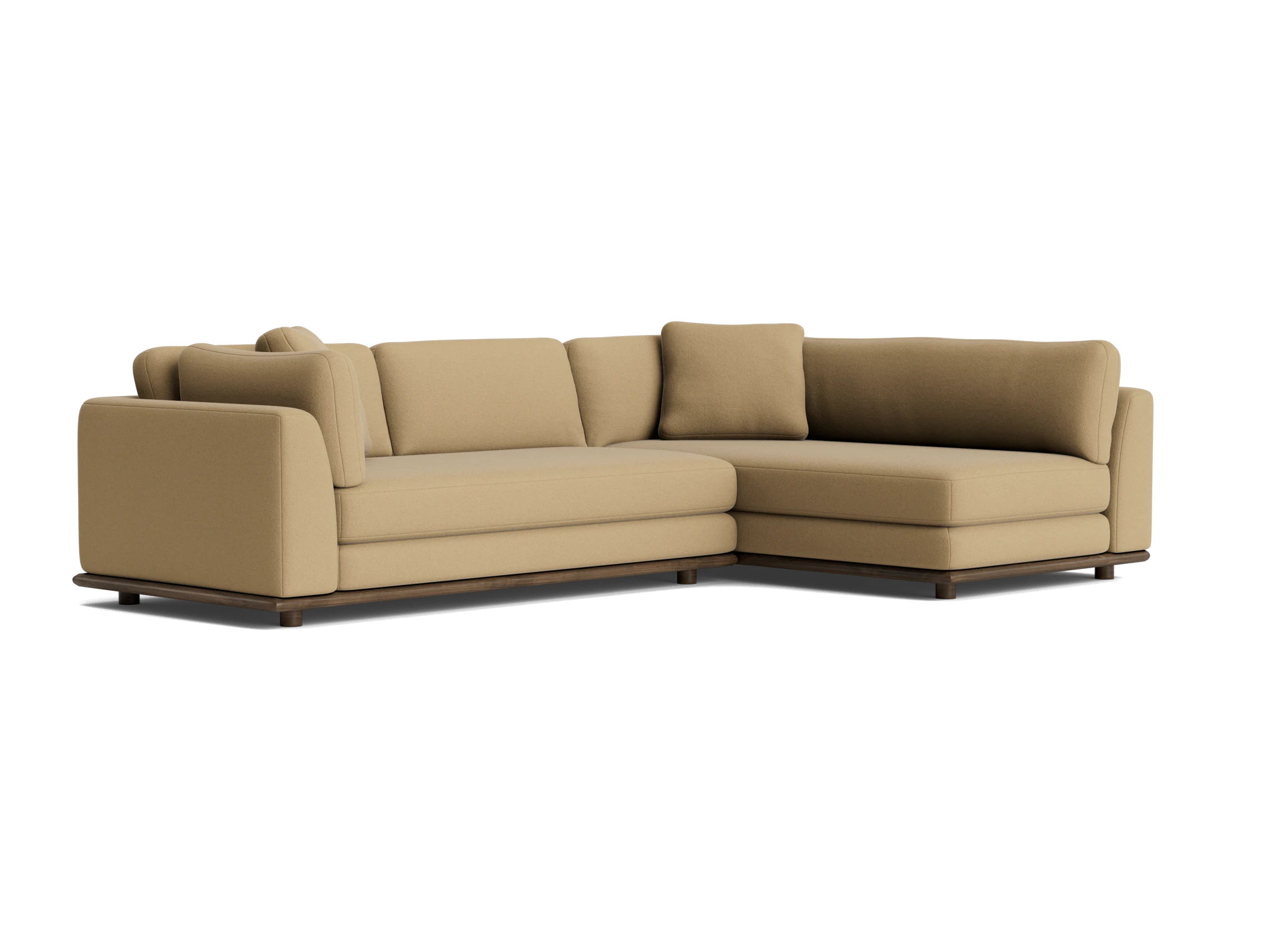 miller sectional banks oatmeal