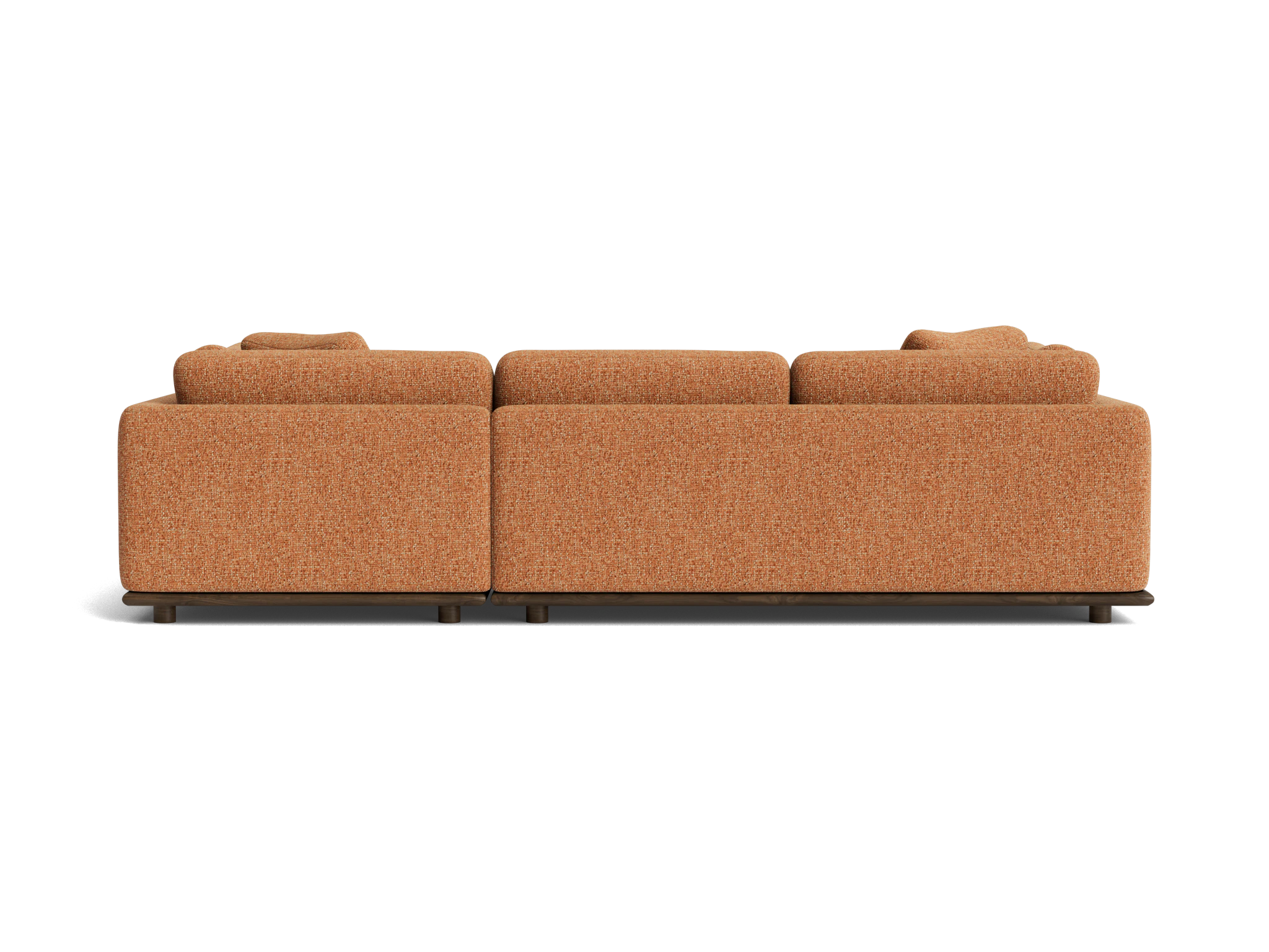miller sectional bungalow pantone glazed ginger