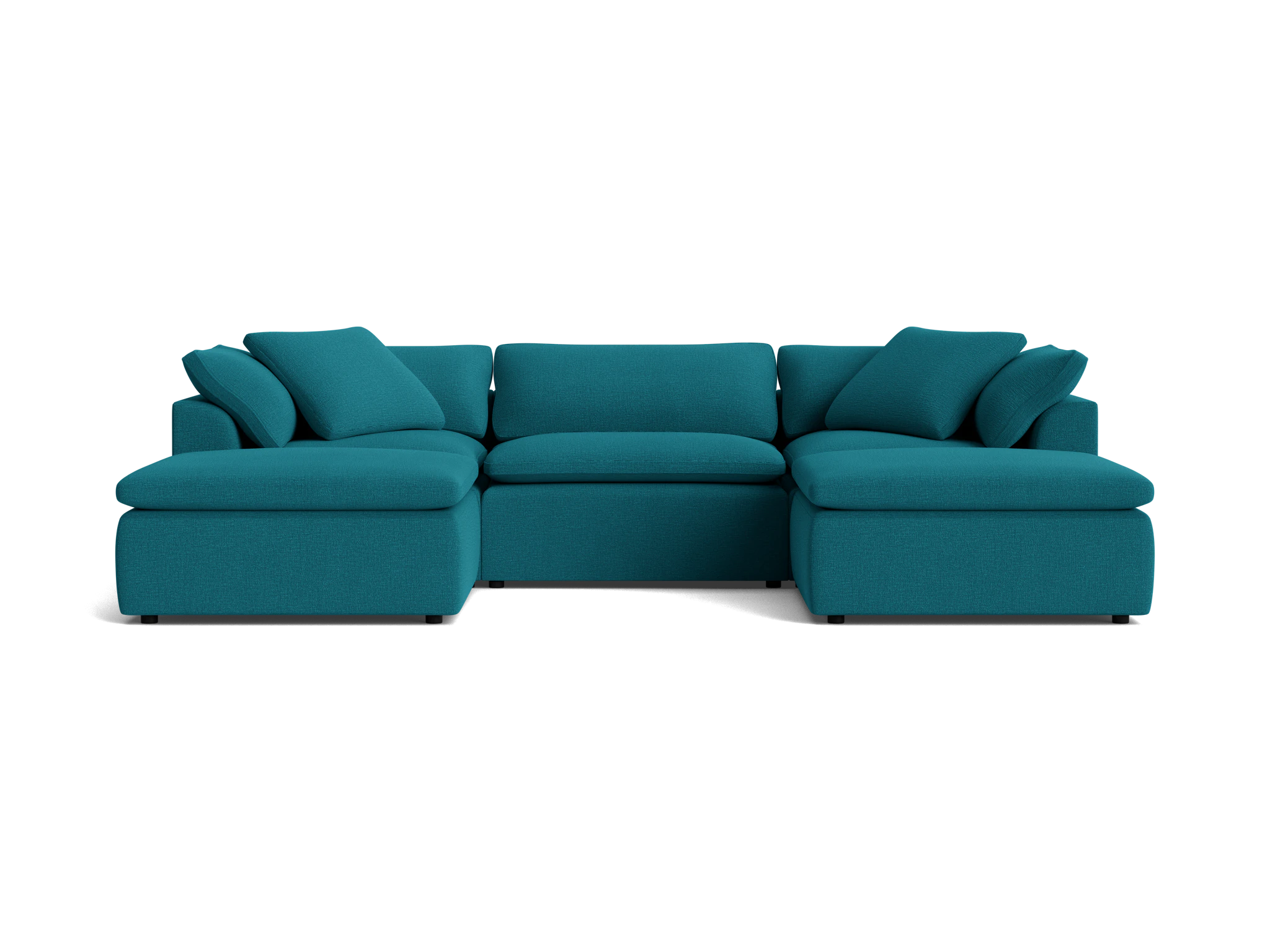 bryant modular chaise sectional key largo zenith teal