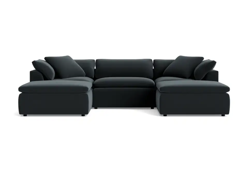 bryant modular chaise sectional royale gunmetal