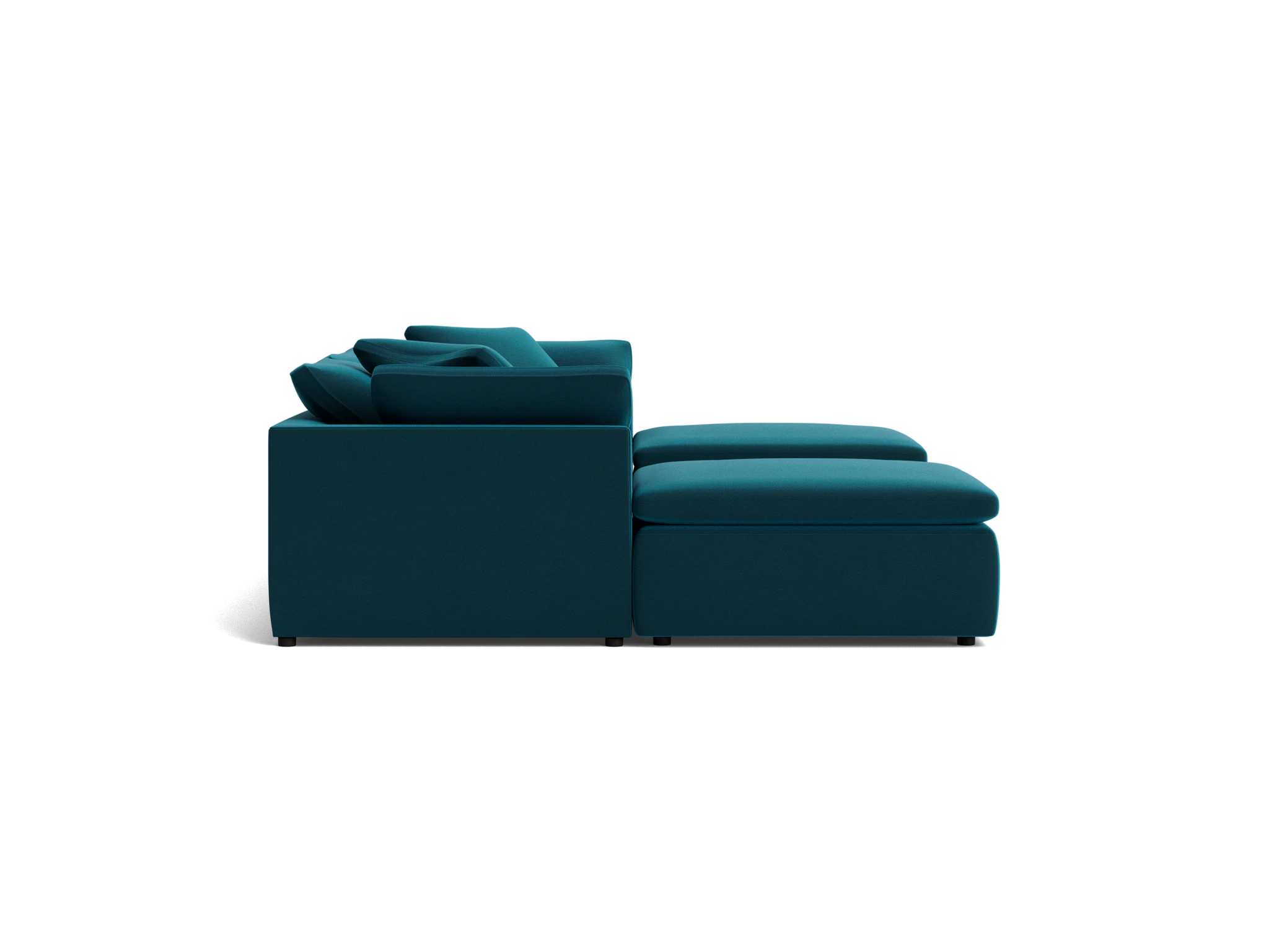 bryant modular chaise sectional royale peacock