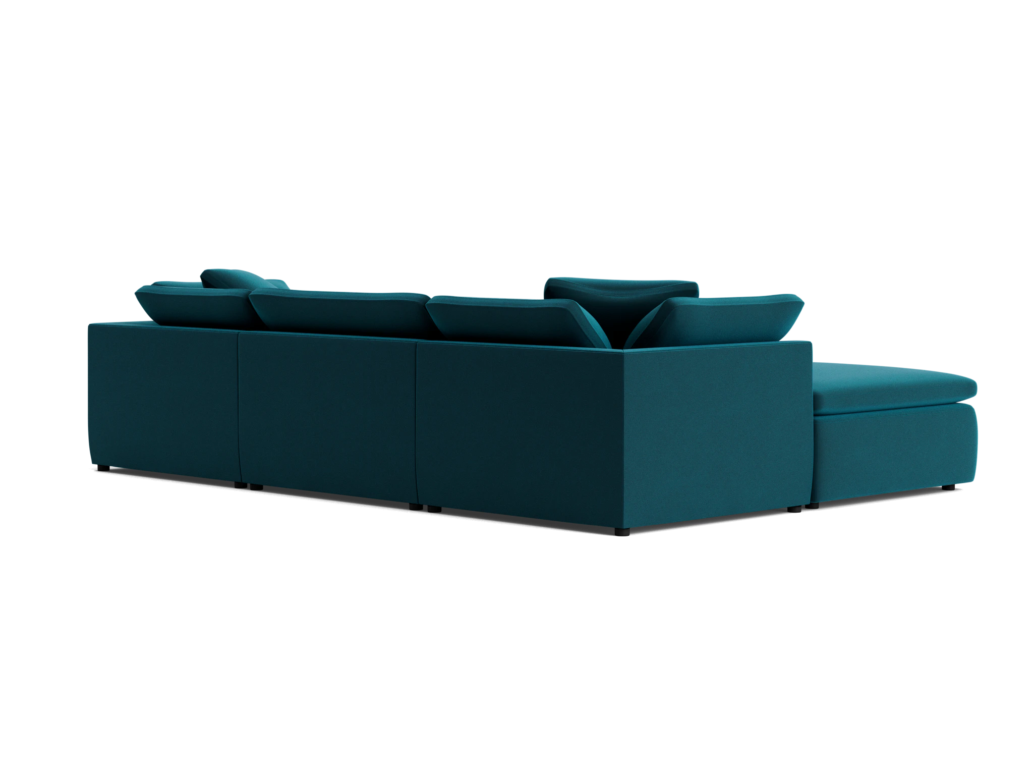 bryant modular chaise sectional royale peacock