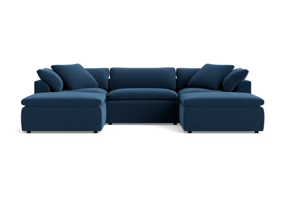bryant modular chaise sectional royale cobalt