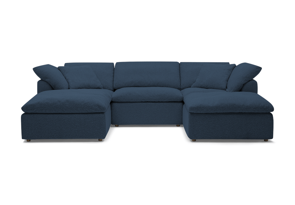 bryant modular chaise sectional milo french blue