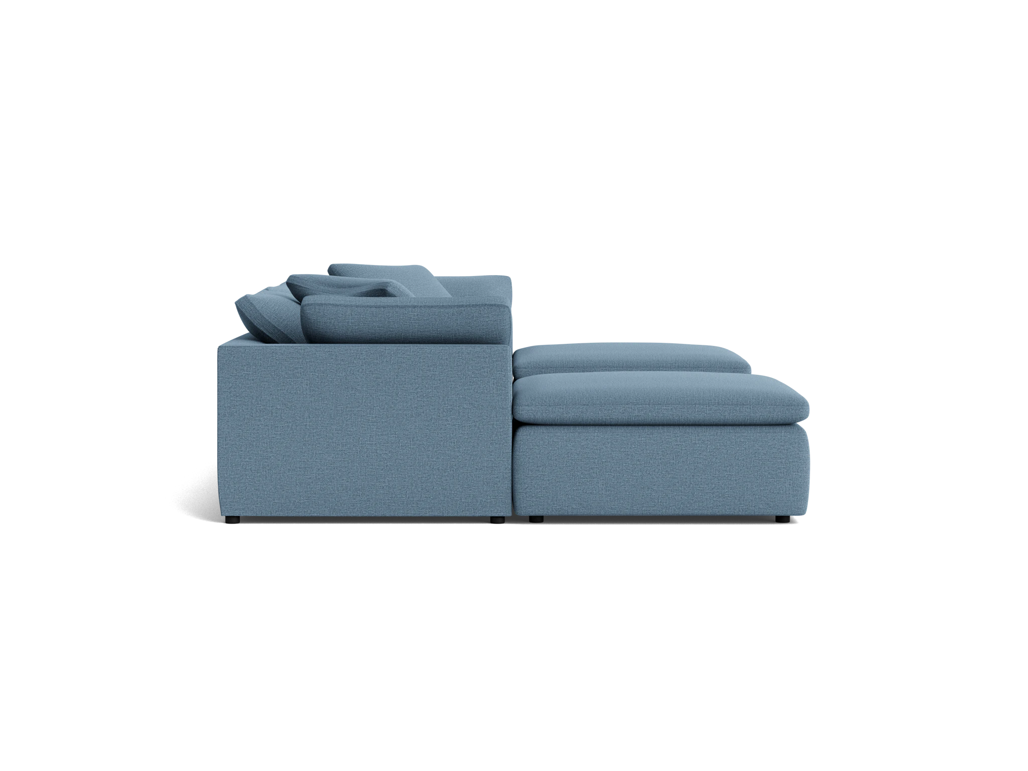 bryant modular chaise sectional milo french blue
