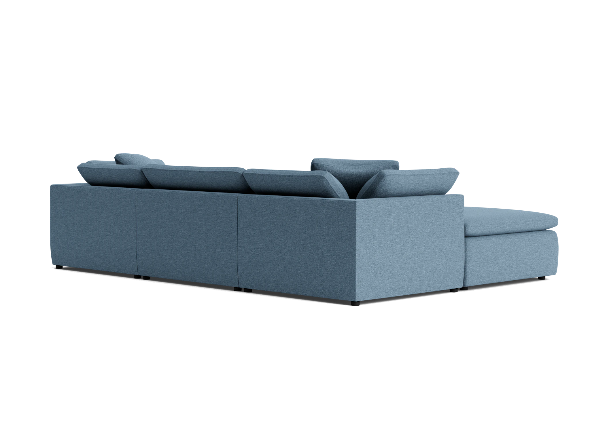 bryant modular chaise sectional milo french blue
