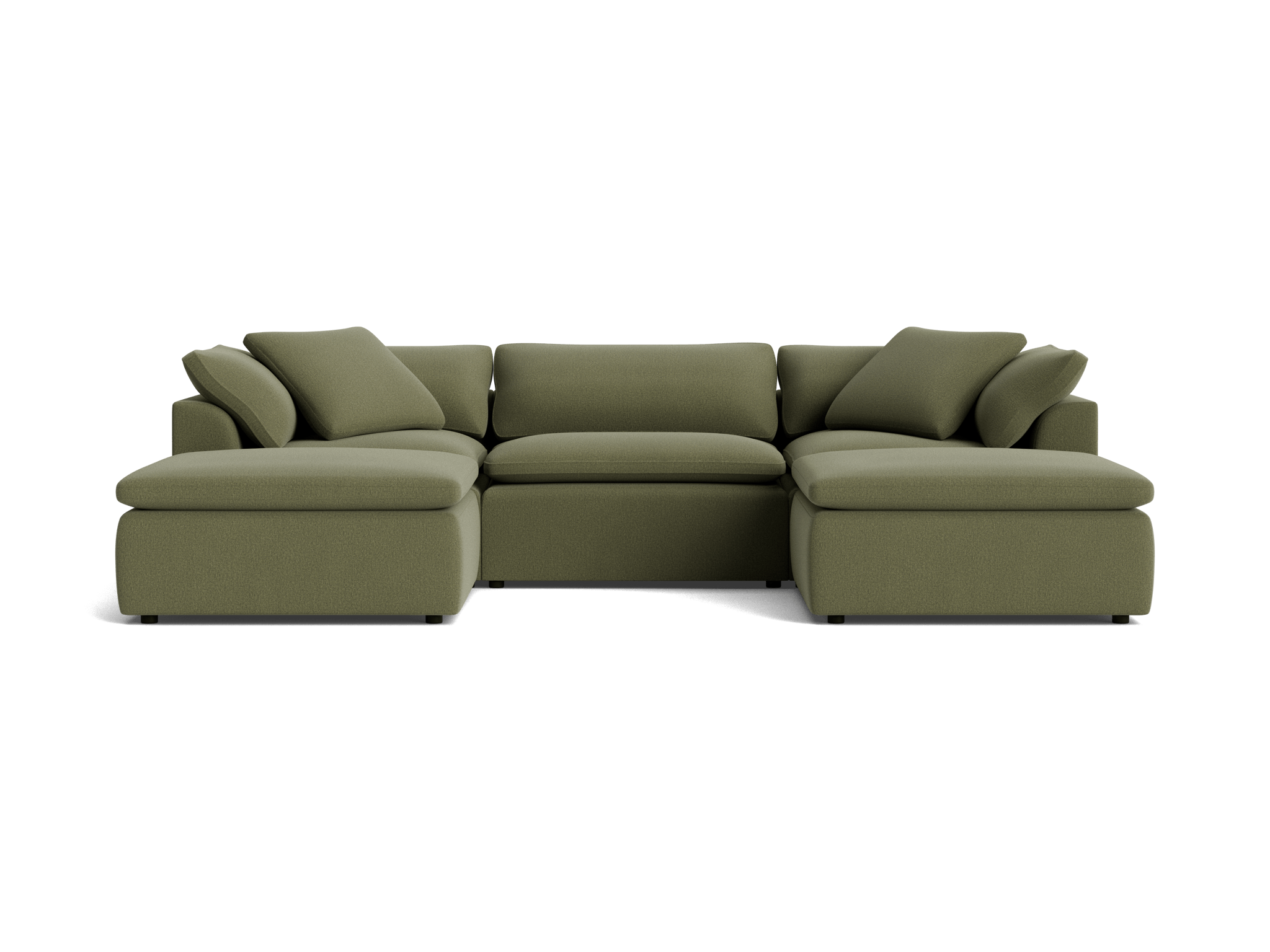 bryant modular chaise sectional faithful olive