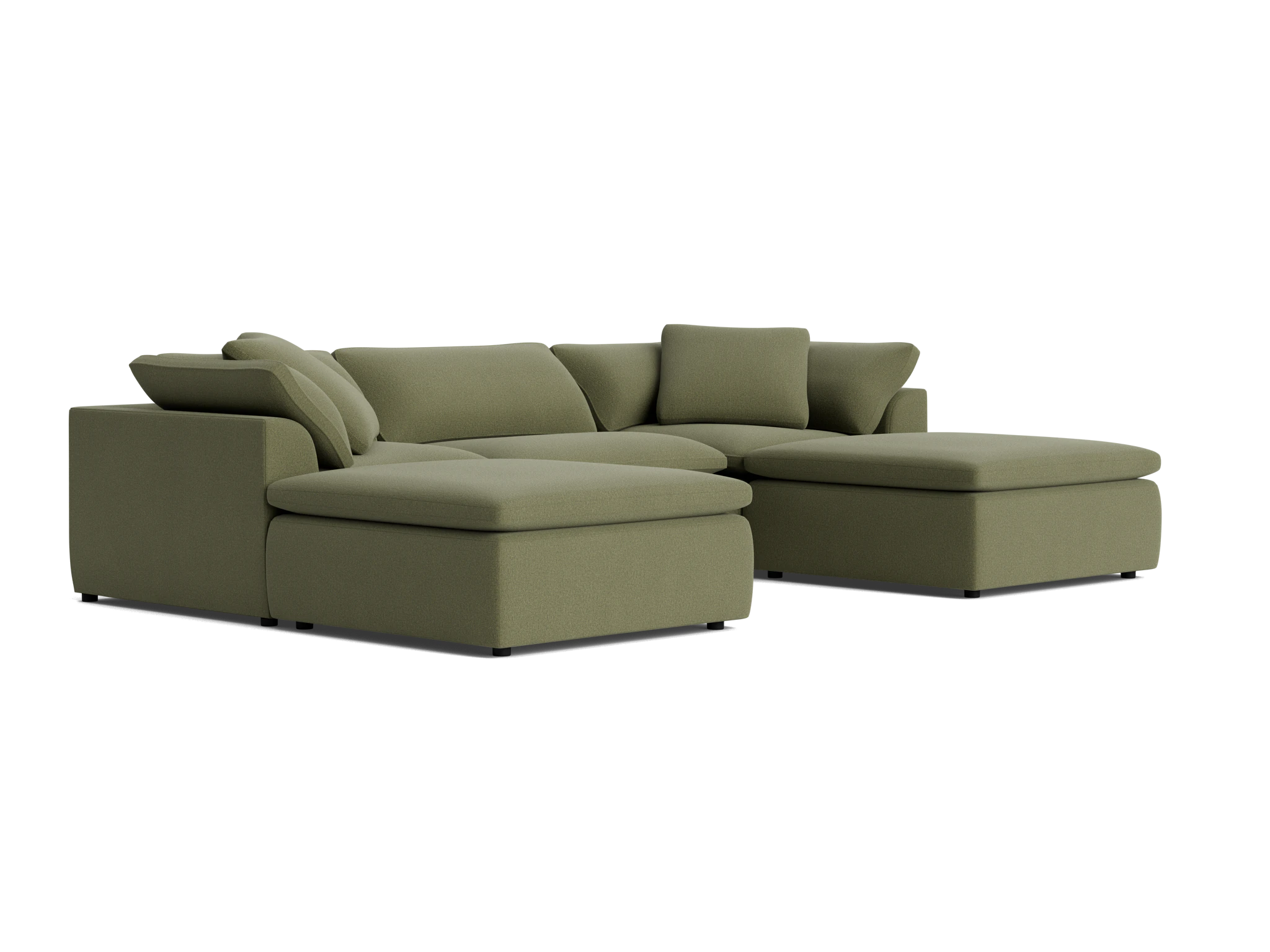 bryant modular chaise sectional faithful olive