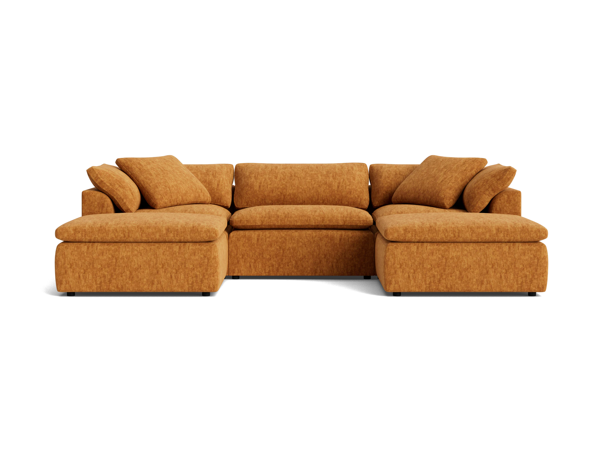 bryant modular chaise sectional crave ginger tea
