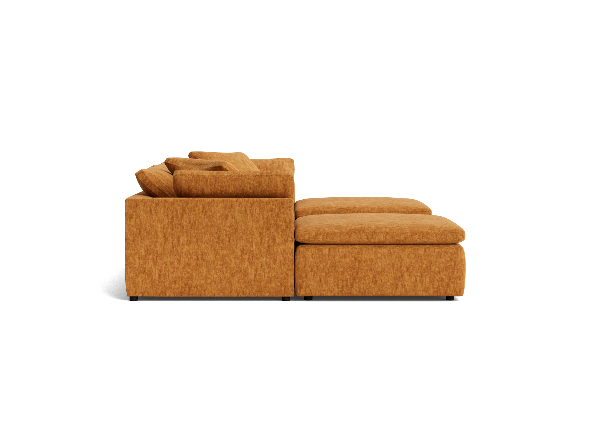 bryant modular chaise sectional crave ginger tea