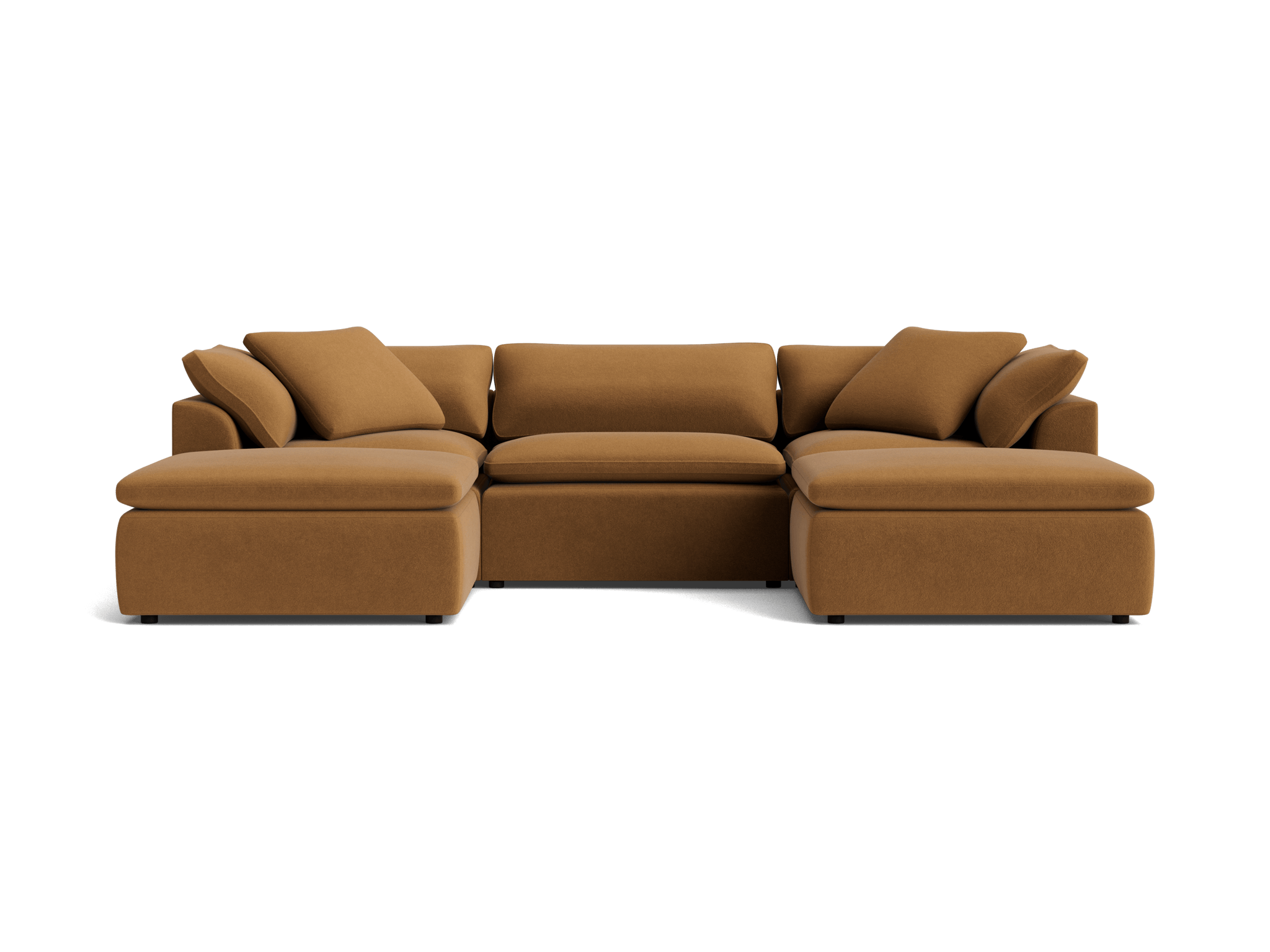 bryant modular chaise sectional banks nutmeg