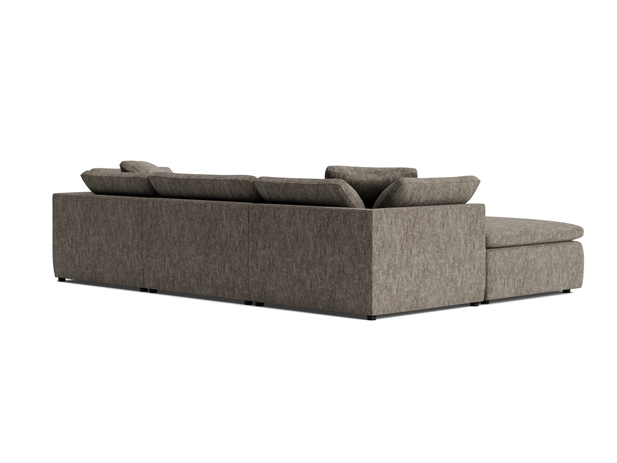 bryant modular chaise sectional crave mocha latte