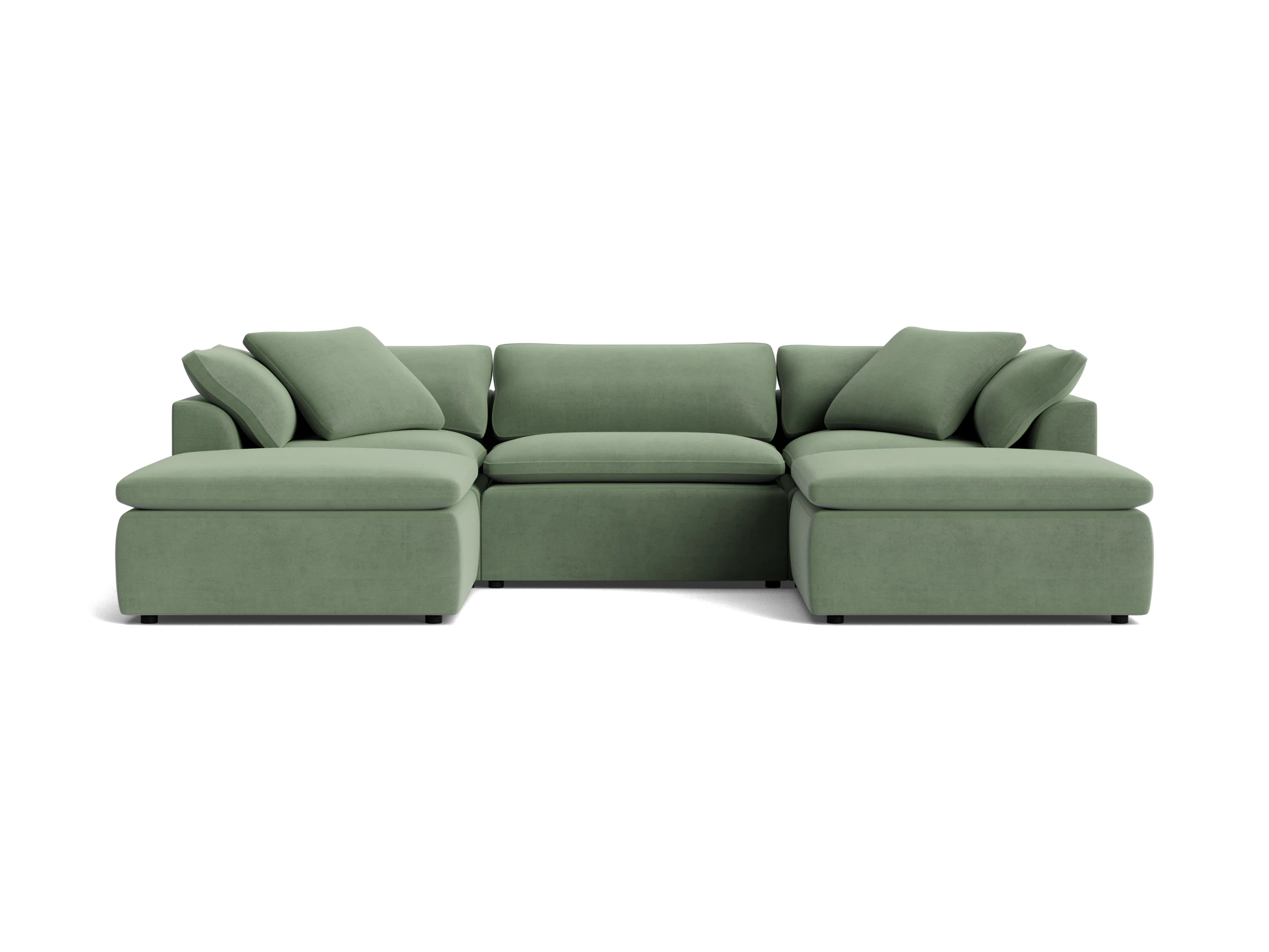 bryant modular chaise sectional royale sage