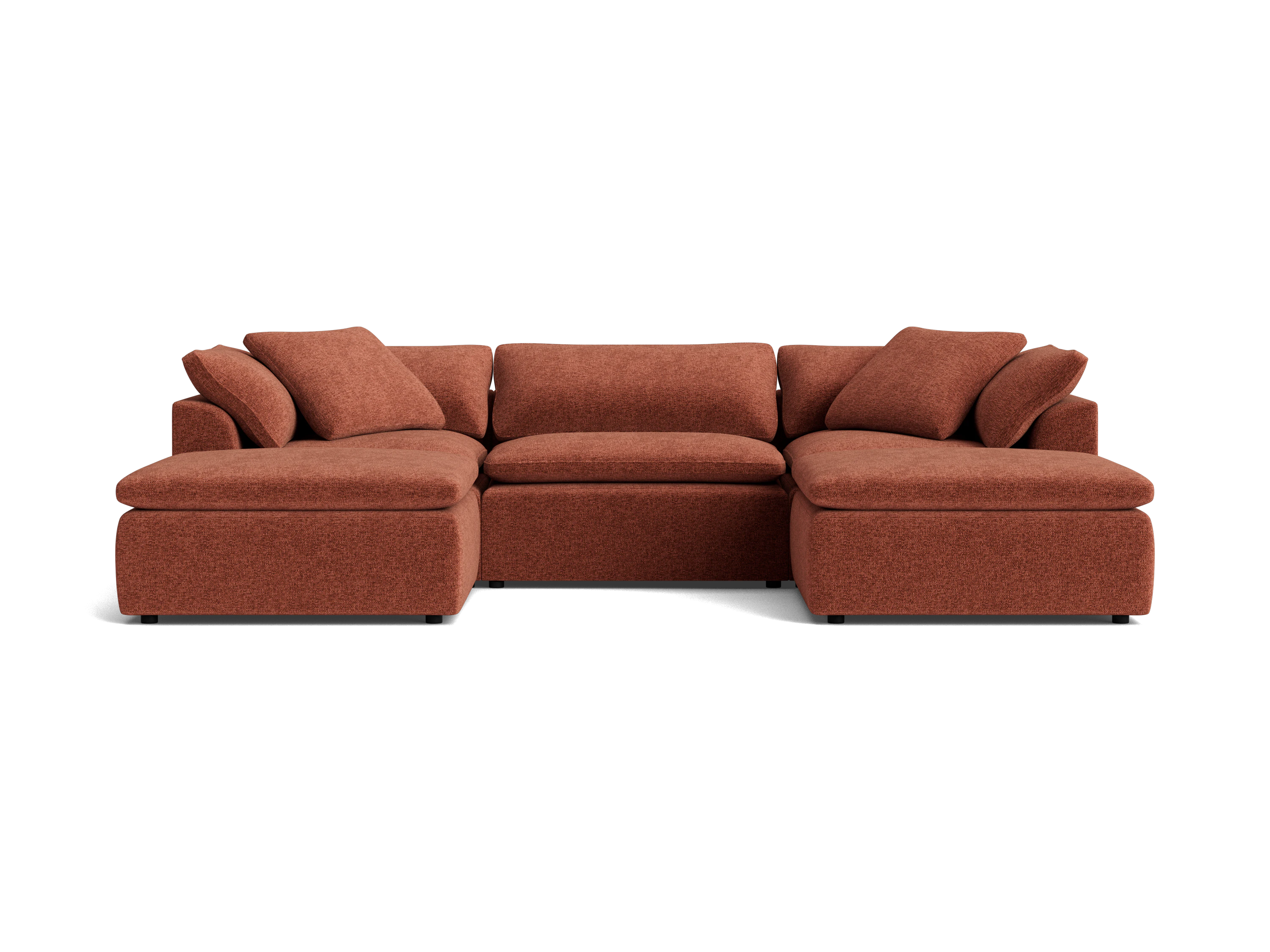 bryant modular chaise sectional bungalow terracotta