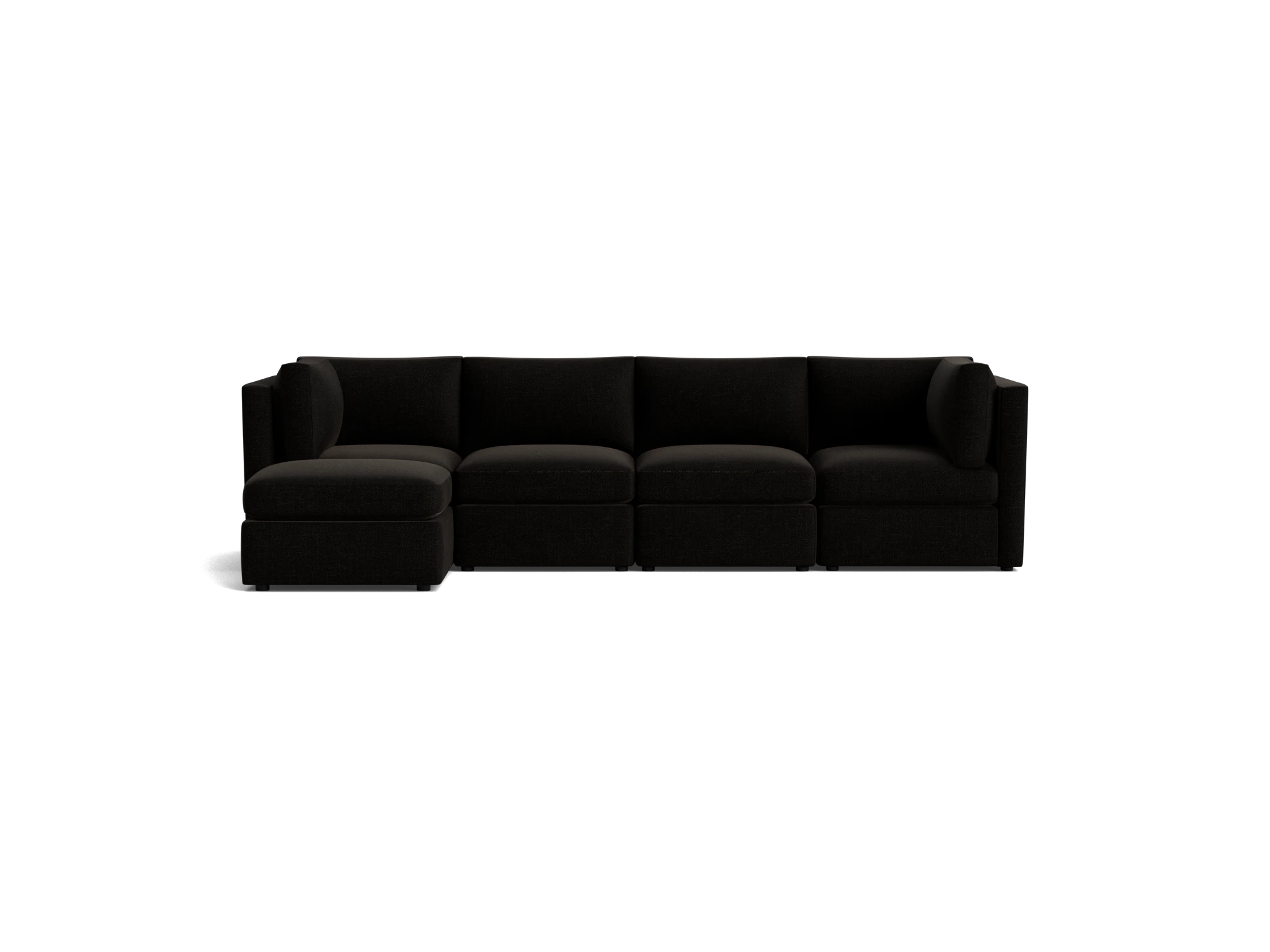 daya modular grand sectional milo onyx