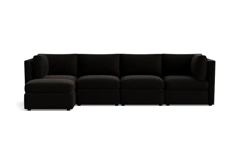 daya modular grand sectional milo onyx