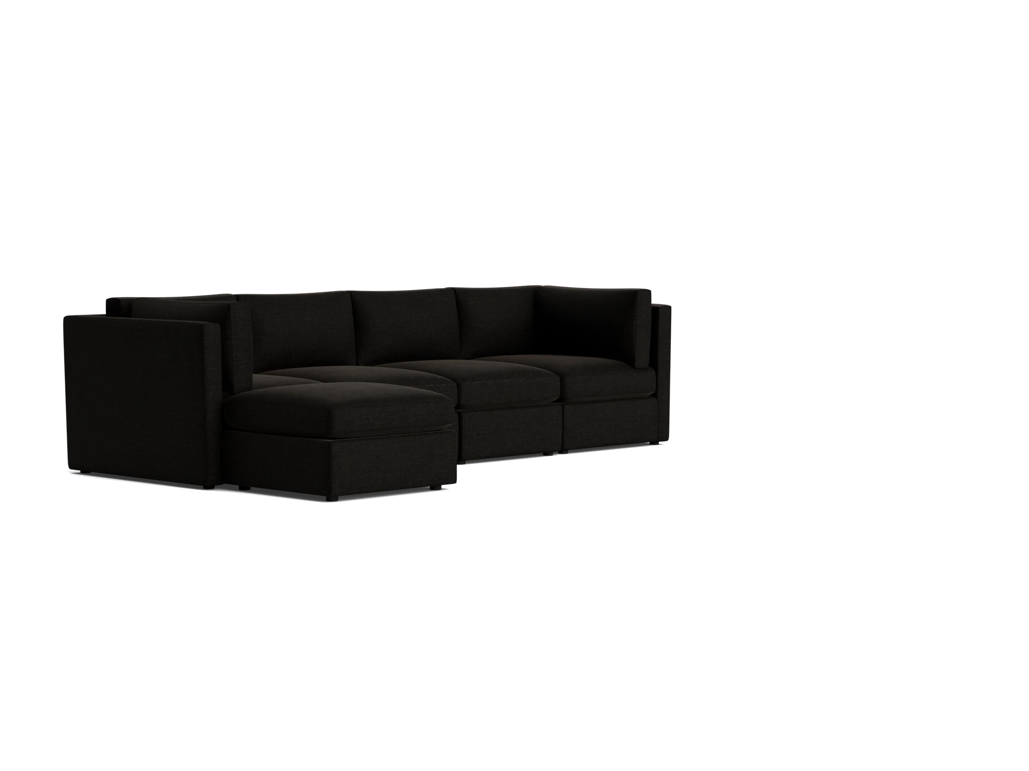 daya modular grand sectional milo onyx