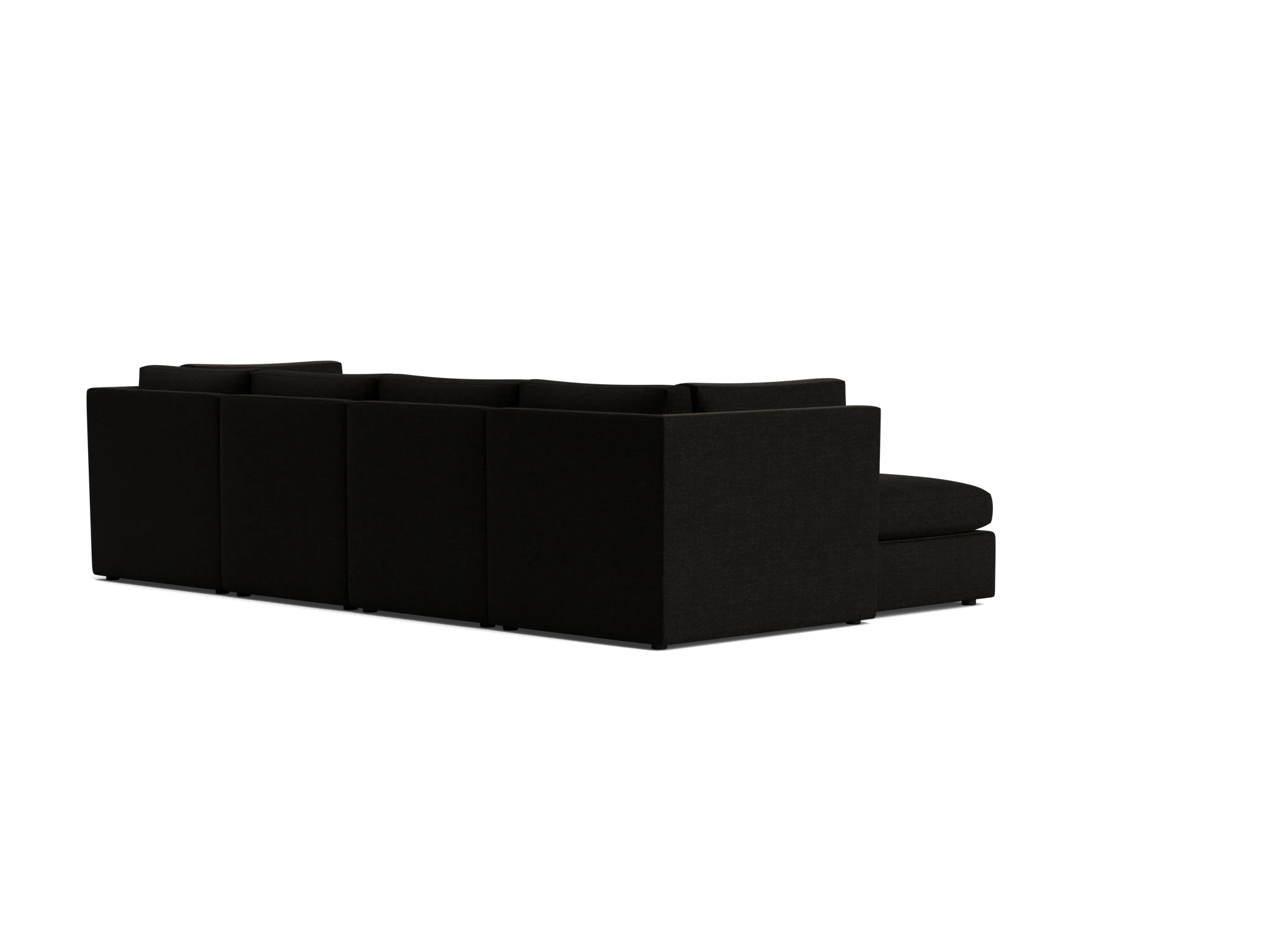daya modular grand sectional milo onyx