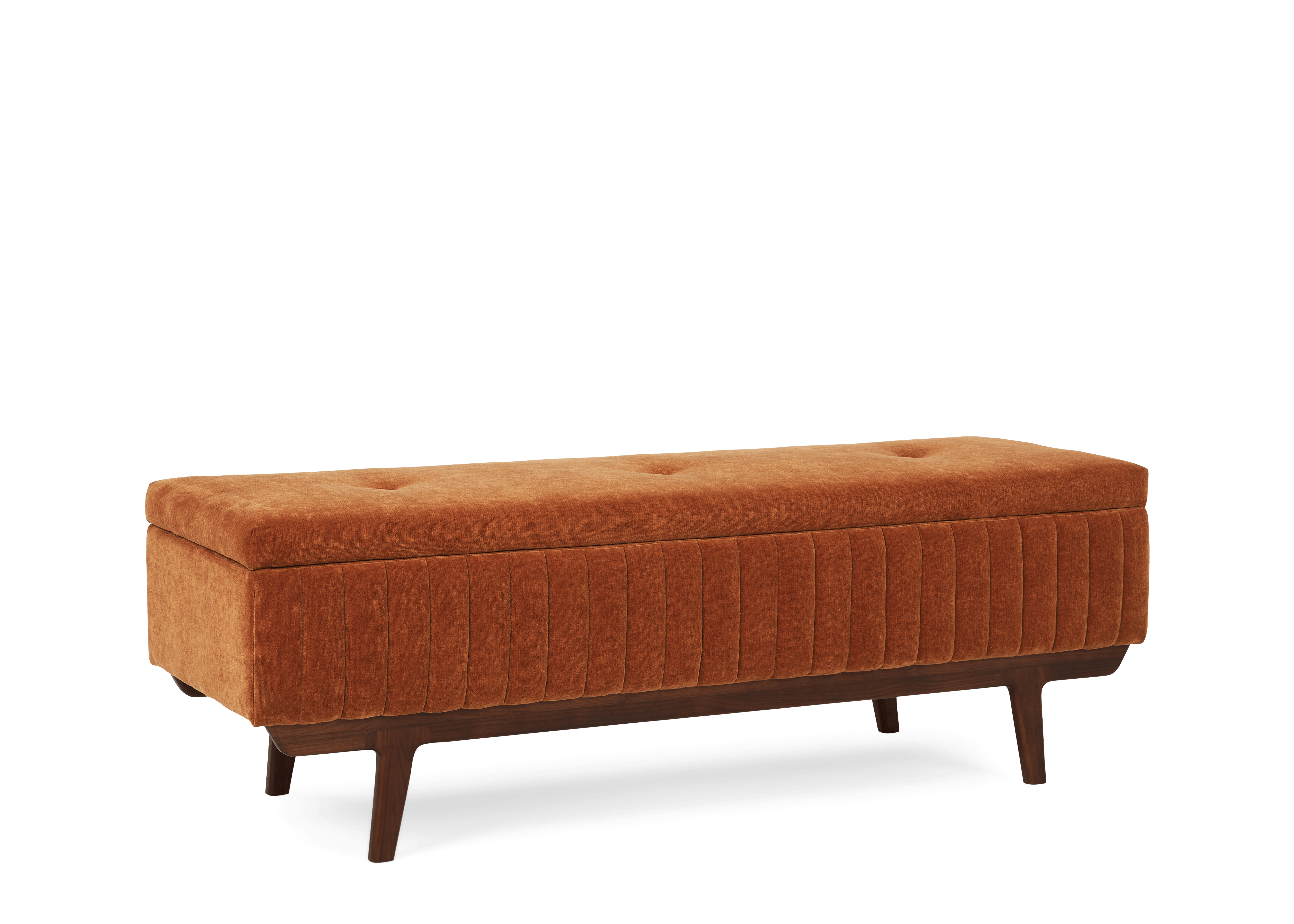 RST milly bench with storage rust
