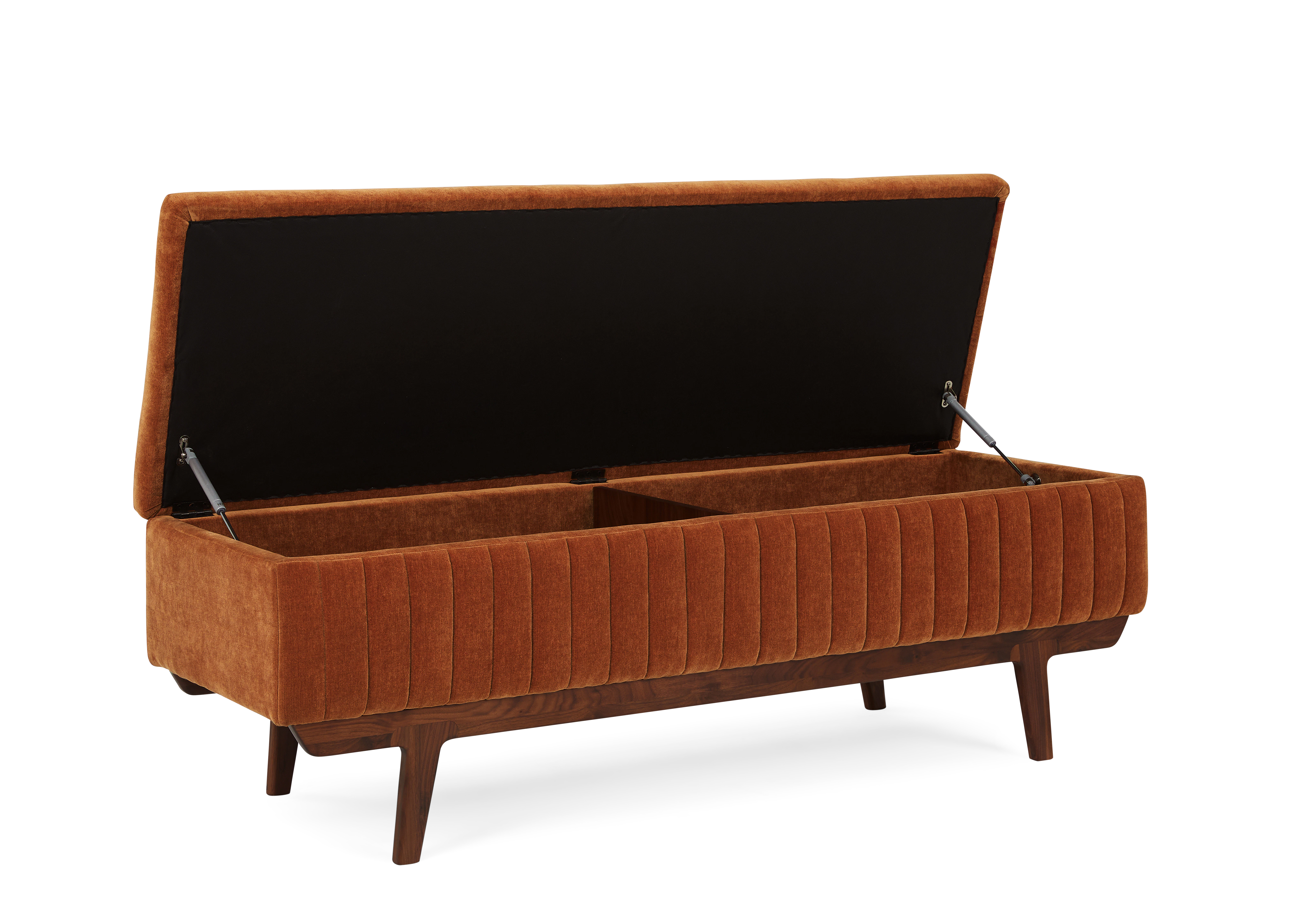 RST milly bench with storage rust