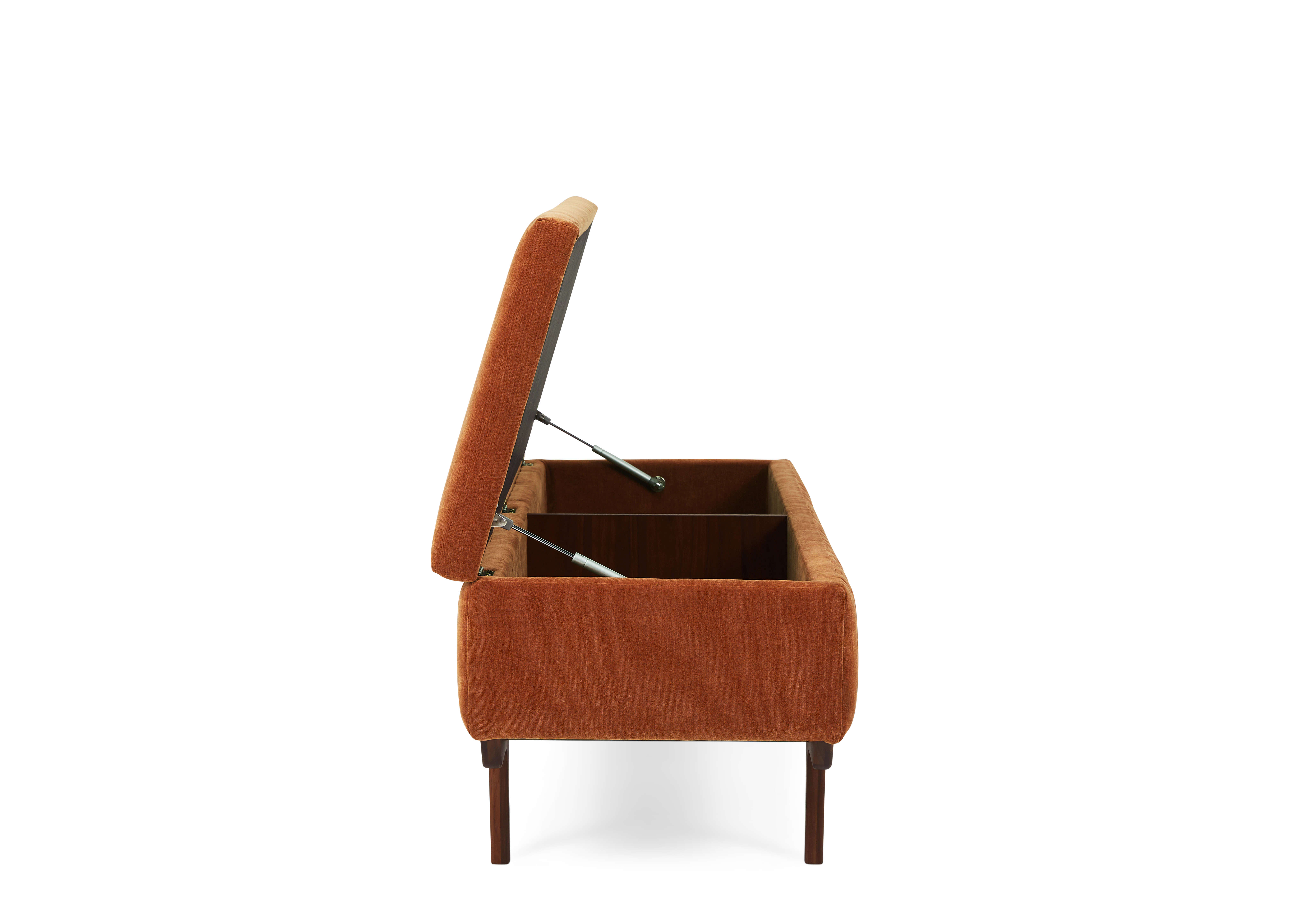 RST milly bench with storage rust