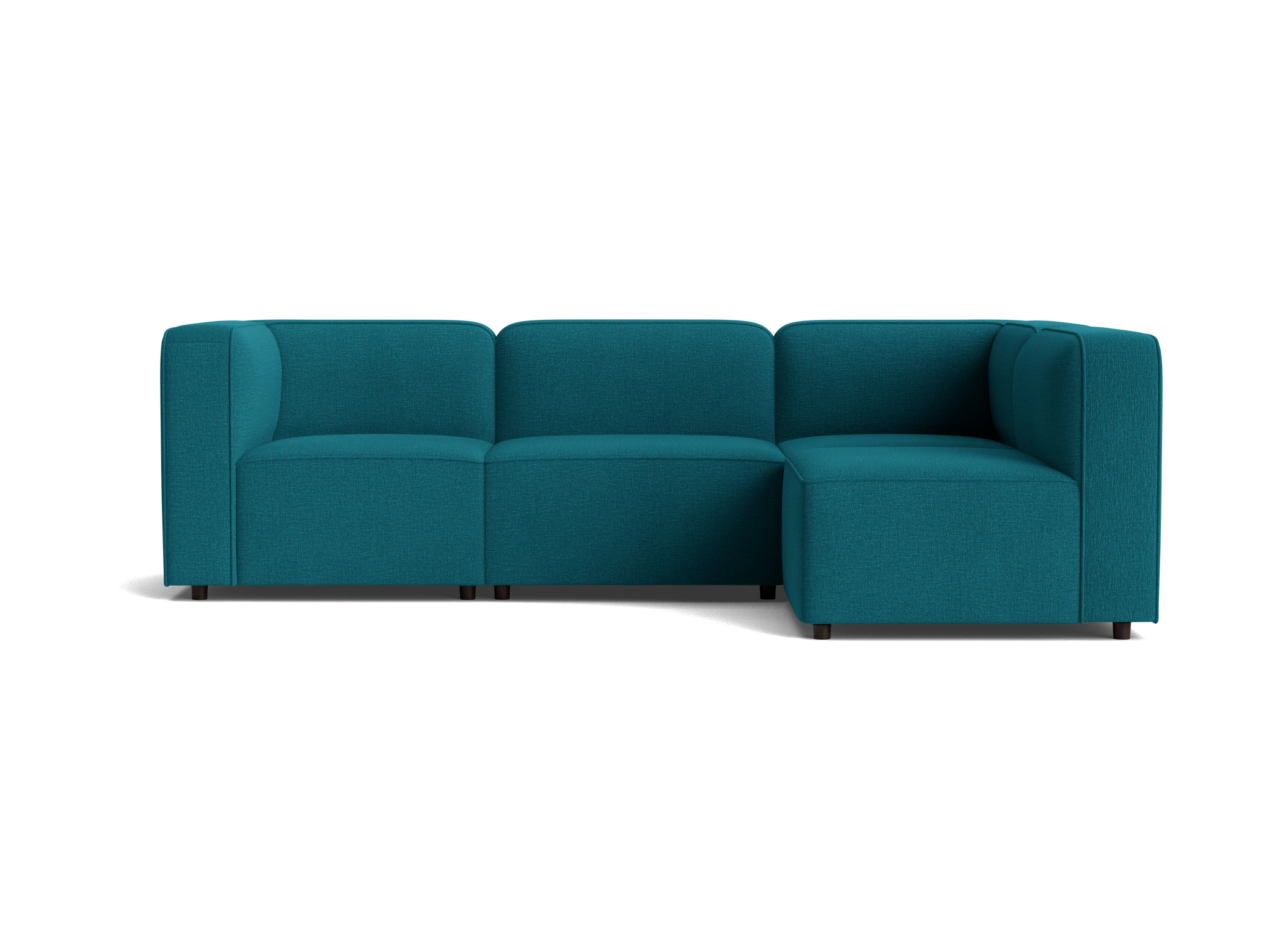 logan modular sectional key largo zenith teal