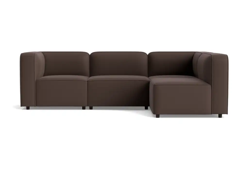 logan modular sectional washed california shadow